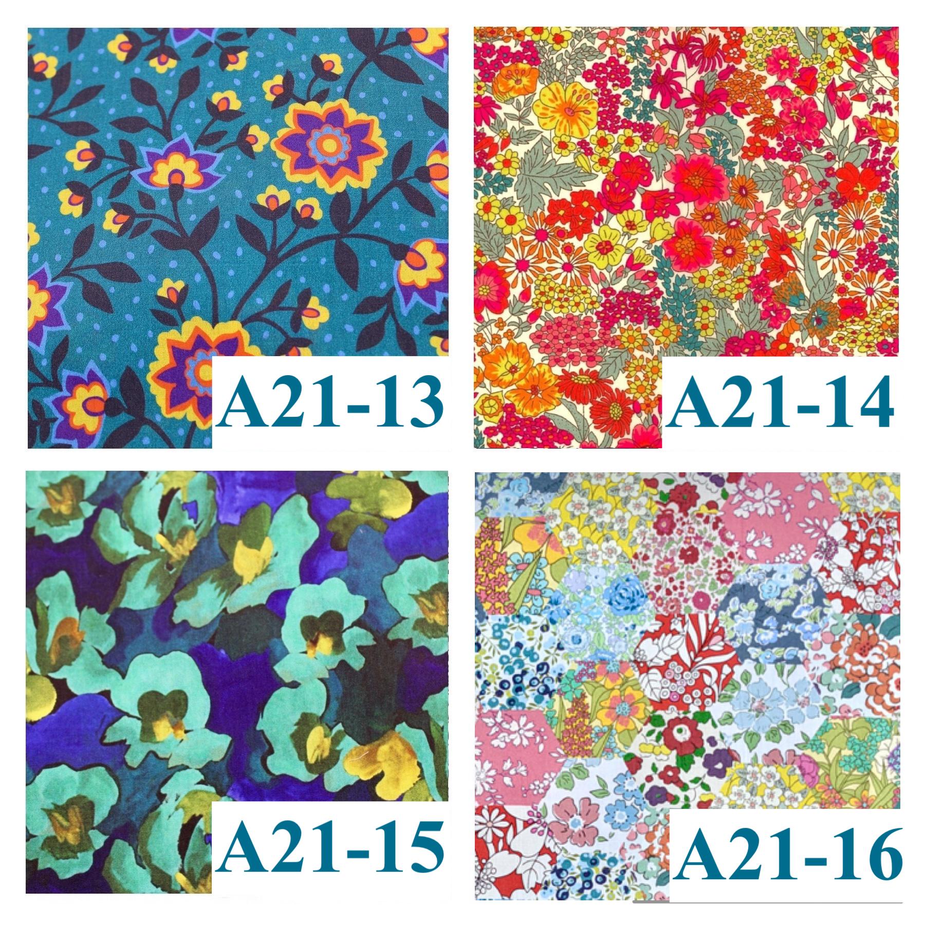 Liberty London Baby Bib Set: Floral Cotton, Organic Cotton