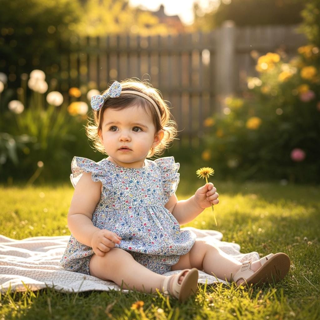 Ruffle Liberty London Baby Bubble Romper, Lightweight Cotton Tana Lawn Fabric Onesie, Ditsy Playsuit