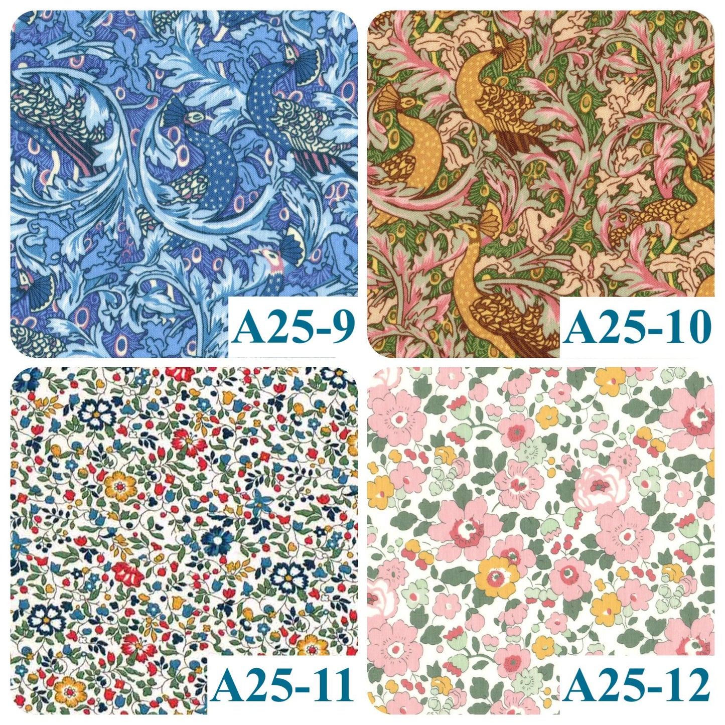 SET 2 Liberty London Baby Floral Long Sleeve Blouse Bloomers Set