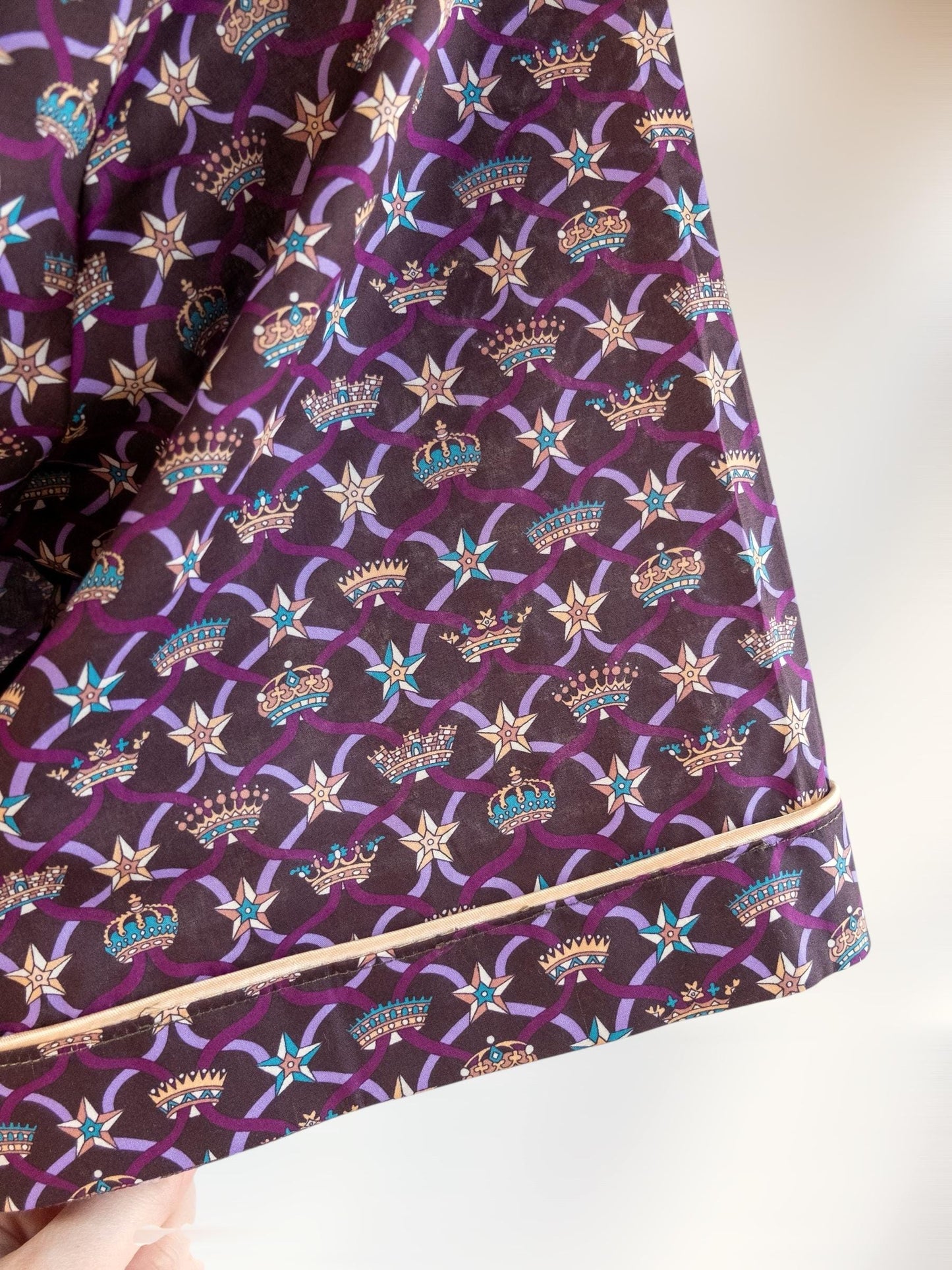 Liberty Print Gallery Midi Shirt Dress: Kimono Half Sleeves, Ditsy Floral Dress, Button Through