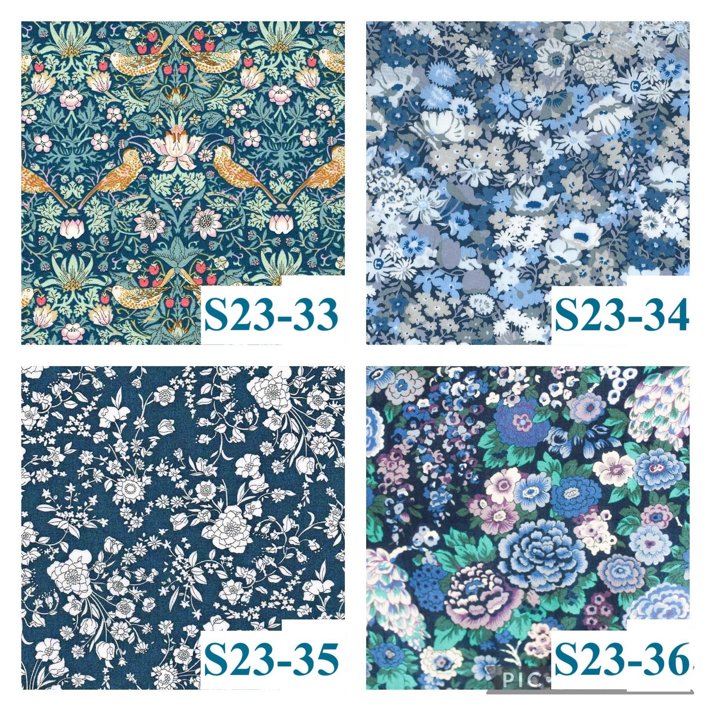 Mandarin Collar Liberty Print Men Shirt: Long Sleeve Button Up, Botanical Floral Cotton Fabric