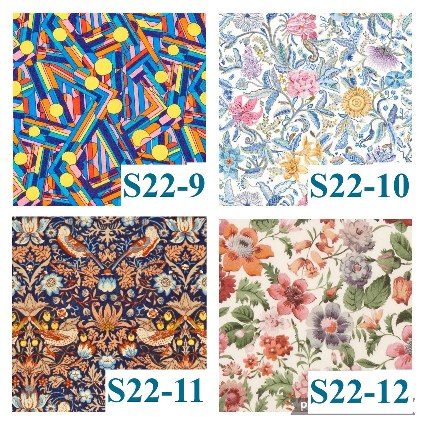 Liberty London Men Long Sleeve Button Up Shirt: Botanical Floral Print Cotton Fabric