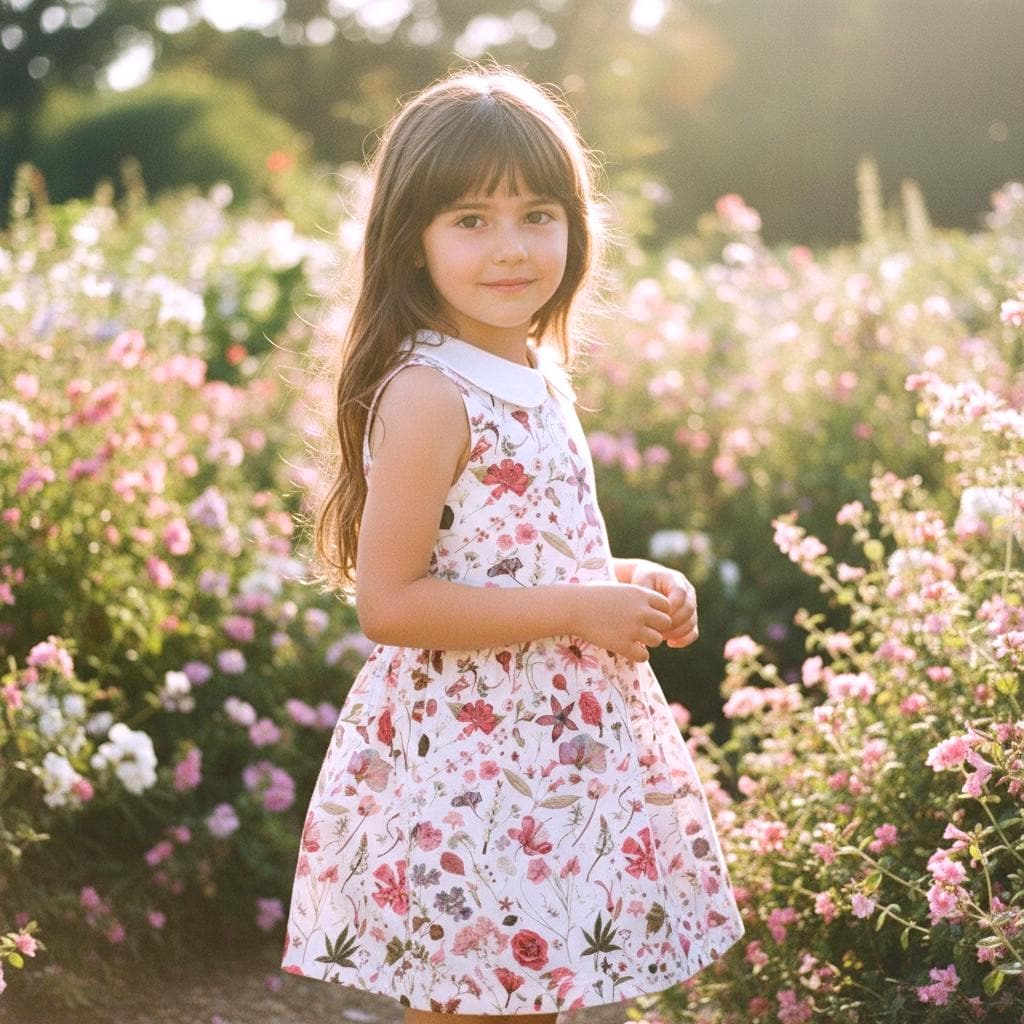 Liberty London Floral Dress, Peter Pan Collar, Special Occasion