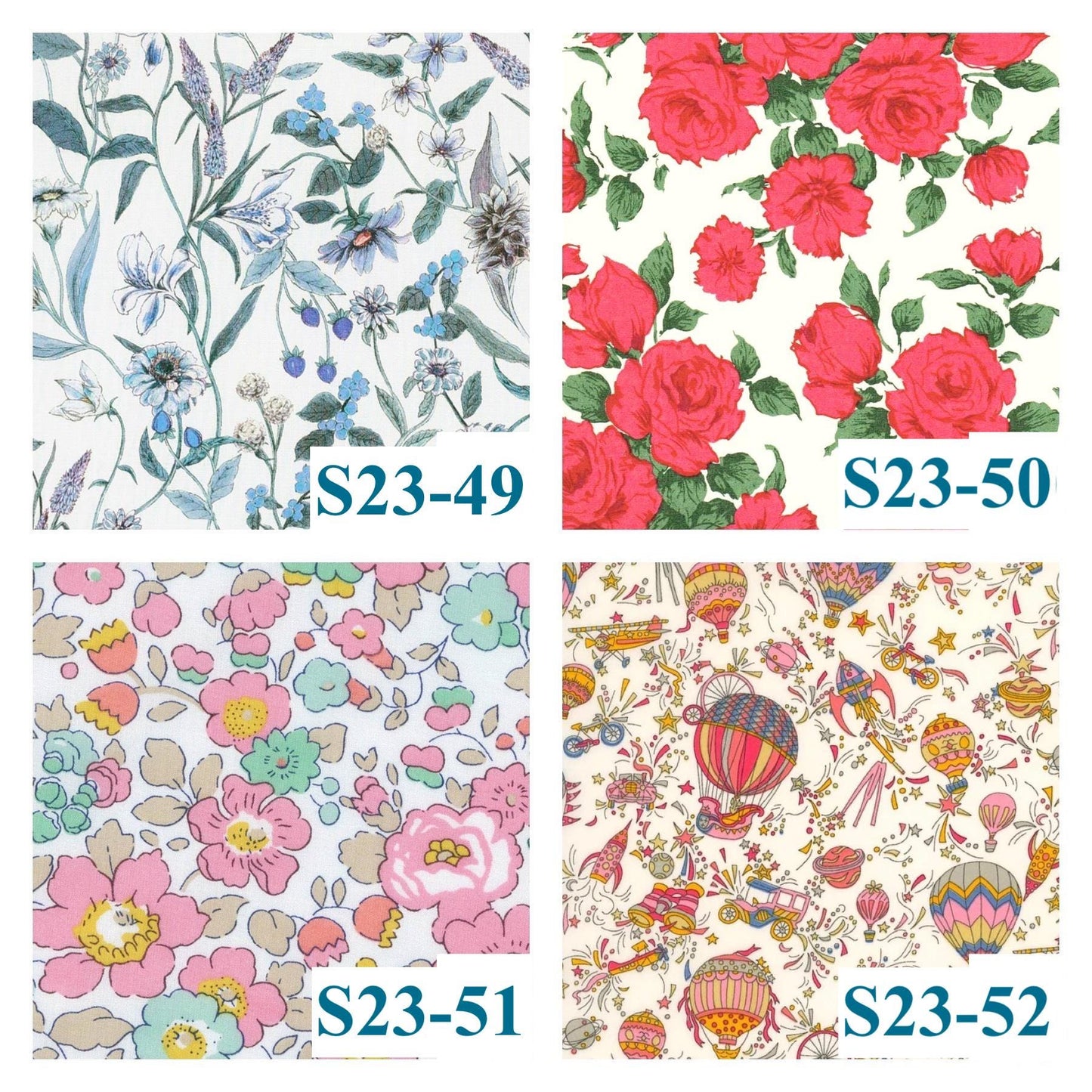 SET Liberty London Baby Bib & Bloomer: Ditsy Floral Print, Baby Nappy Cover