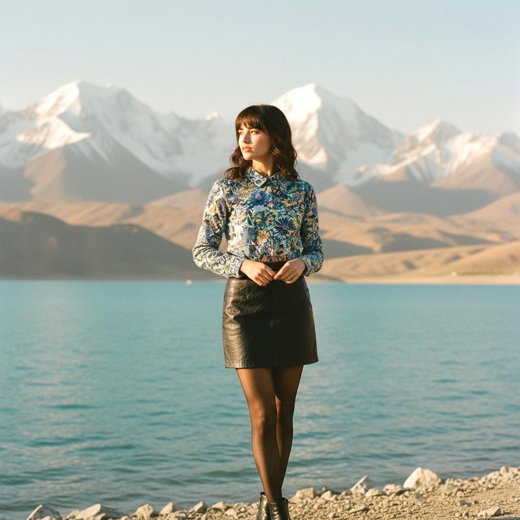 Liberty London Long Sleeve Shirt: Ditsy Botanical Dress Shirt, Button Through Top