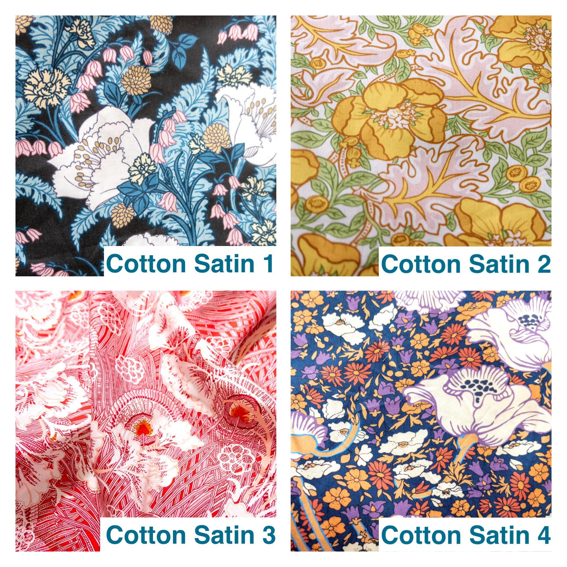 Liberty London Kimono Set: Cotton Tana Lawn Blouse, Botanical Wide Leg Palazzo Pants