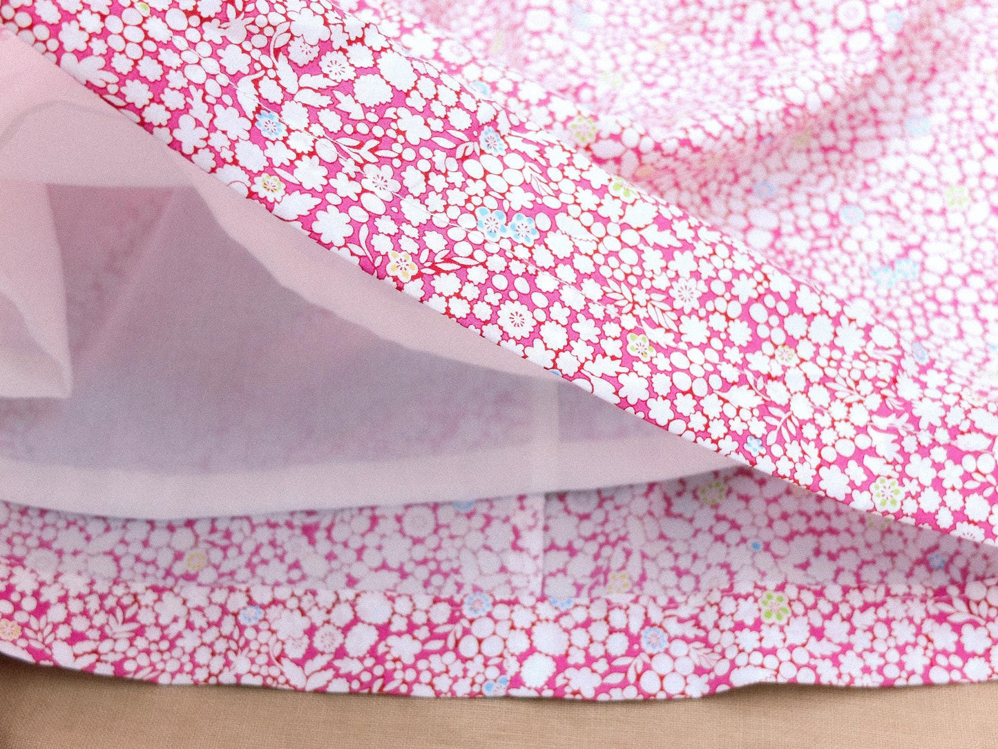 Liberty Floral Girl Blouse Bloomer Set: Cotton Tana Lawn, Peter Pan Collar