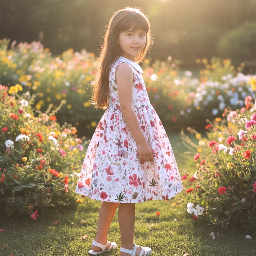 Liberty London Floral Dress, Peter Pan Collar, Special Occasion