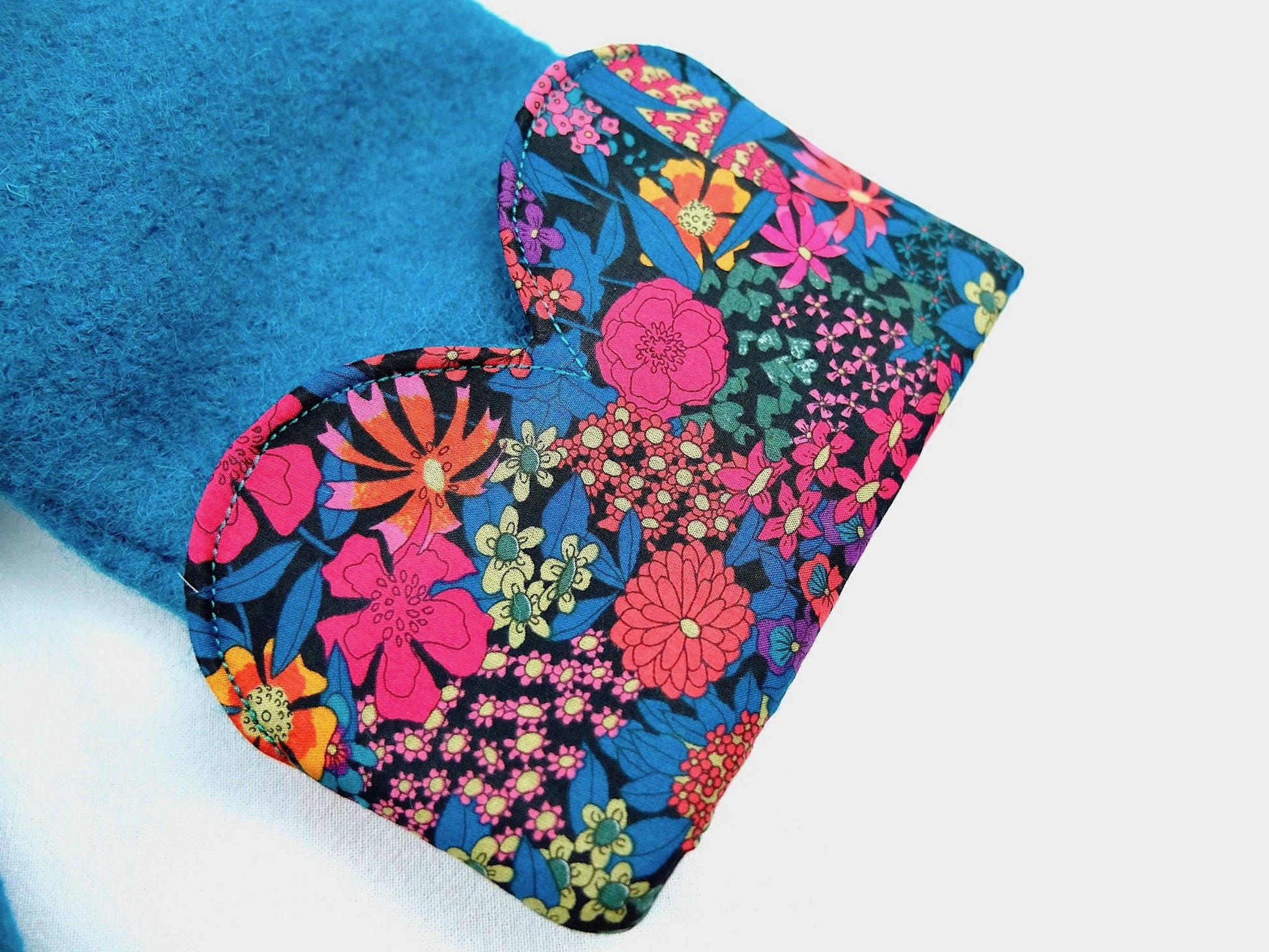 SET Liberty London Wool Coat Dress Set Peter Pan Collar Long Sleeves Floral Print