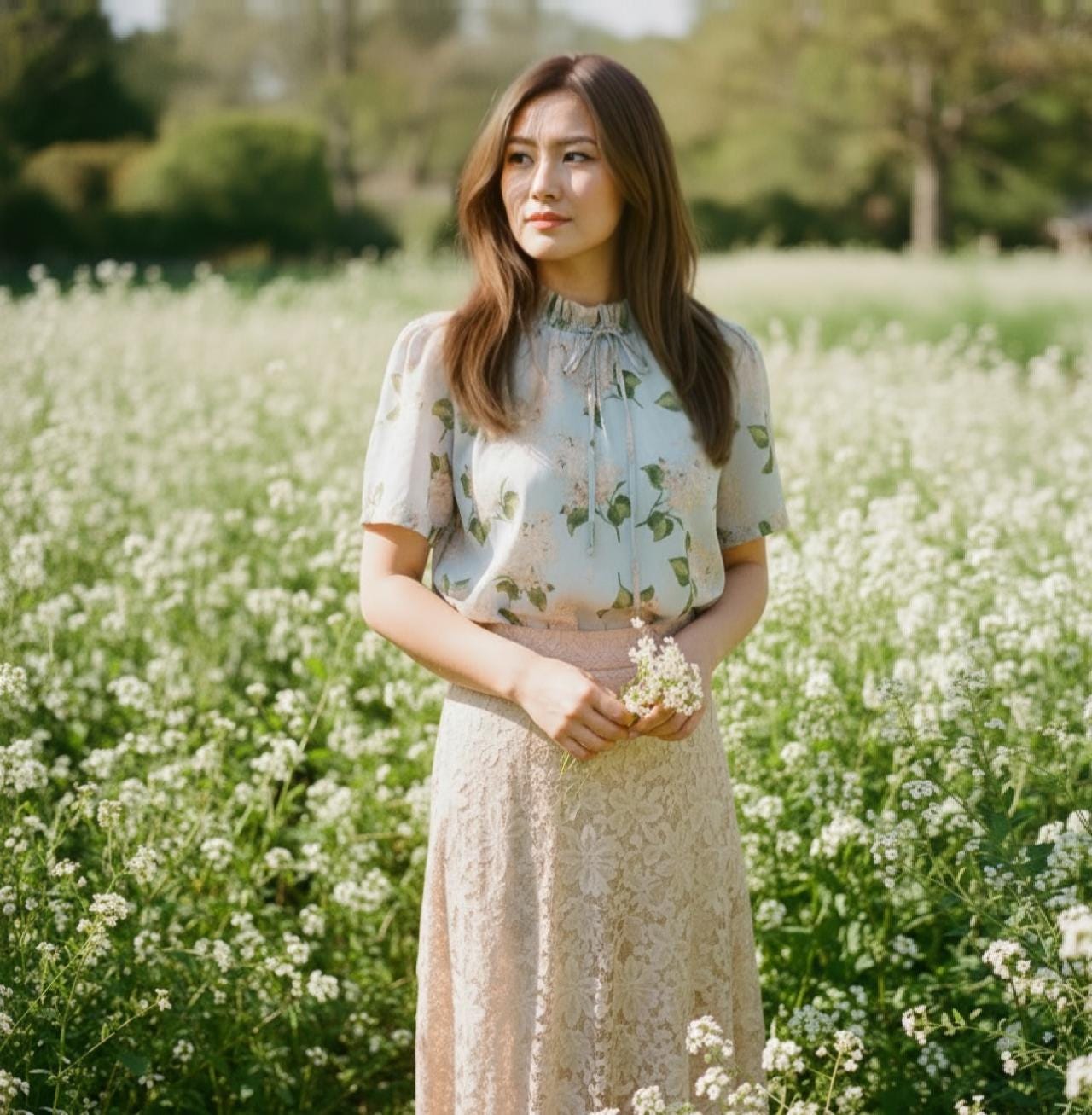 Liberty London Ruffle Collar Blouse, Handmade Tana Lawn Cotton Top