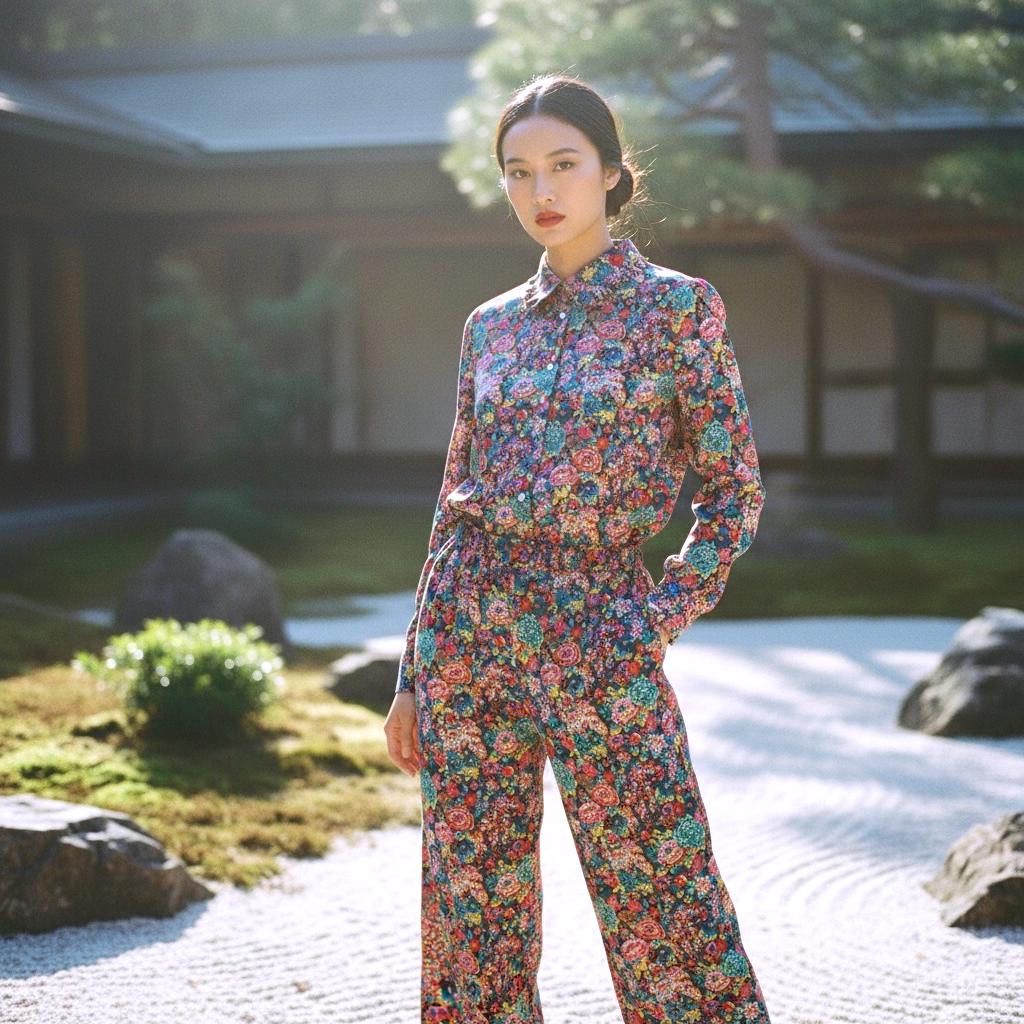 Liberty London Blouse, Botanical Print Cotton Tana Lawn Shirt