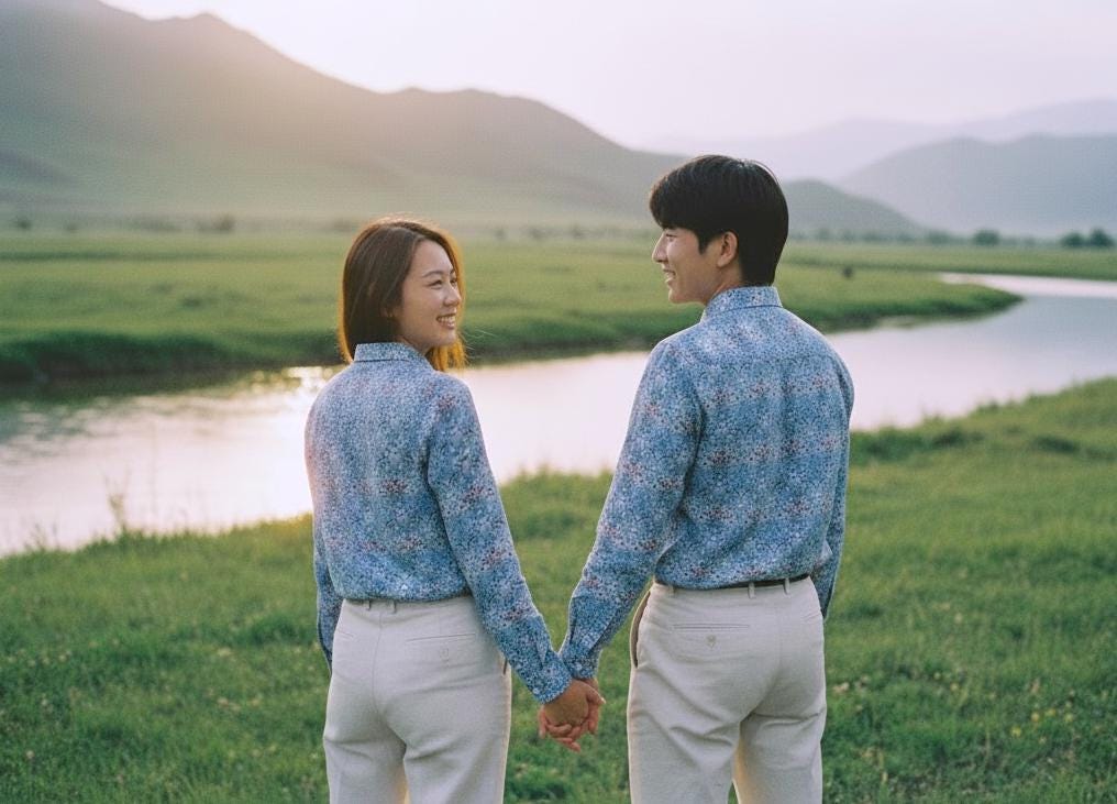 Liberty London Matching Shirts, Floral Print Cotton Tana Lawn, Long Sleeve Button-Up Chemise