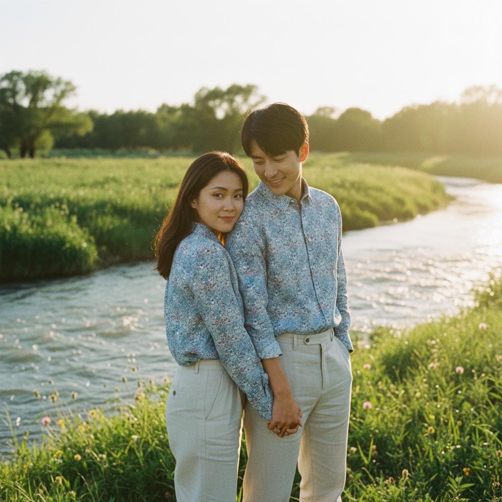 Liberty London Matching Shirts, Floral Print Cotton Tana Lawn, Long Sleeve Button-Up Chemise