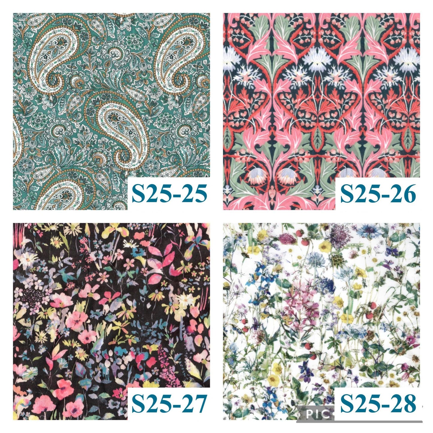 Liberty London Matching Shirts, Floral Print Cotton Tana Lawn, Long Sleeve Button-Up Chemise