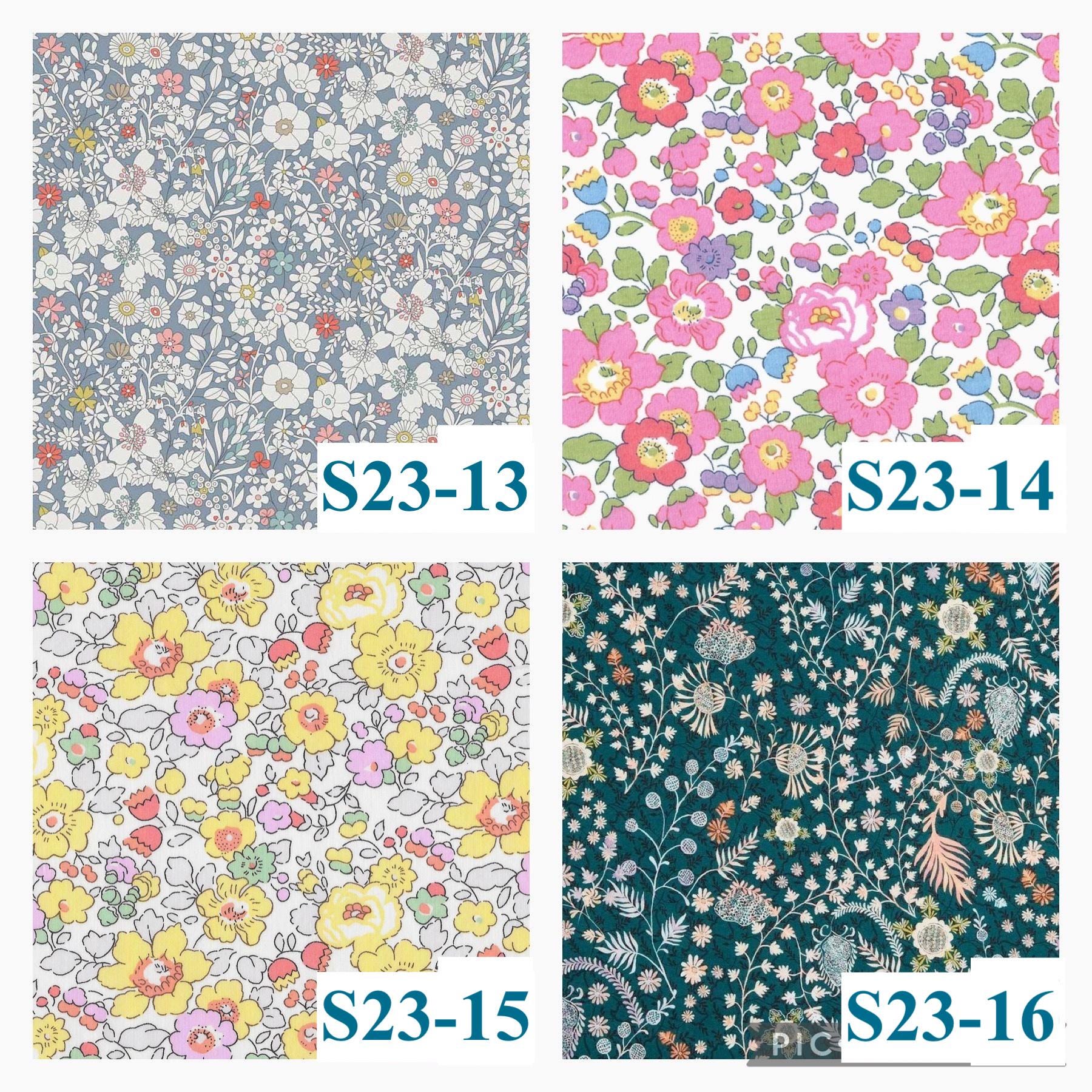 Liberty Mandarin Collar Gather Blouse: Ditsy Floral Print, Botanical Short Sleeve Shirt