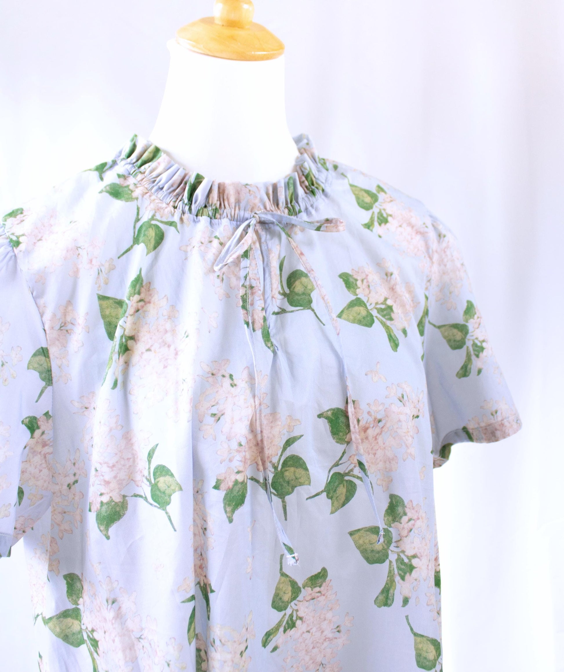 Liberty London Ruffle Collar Blouse, Handmade Tana Lawn Cotton Top