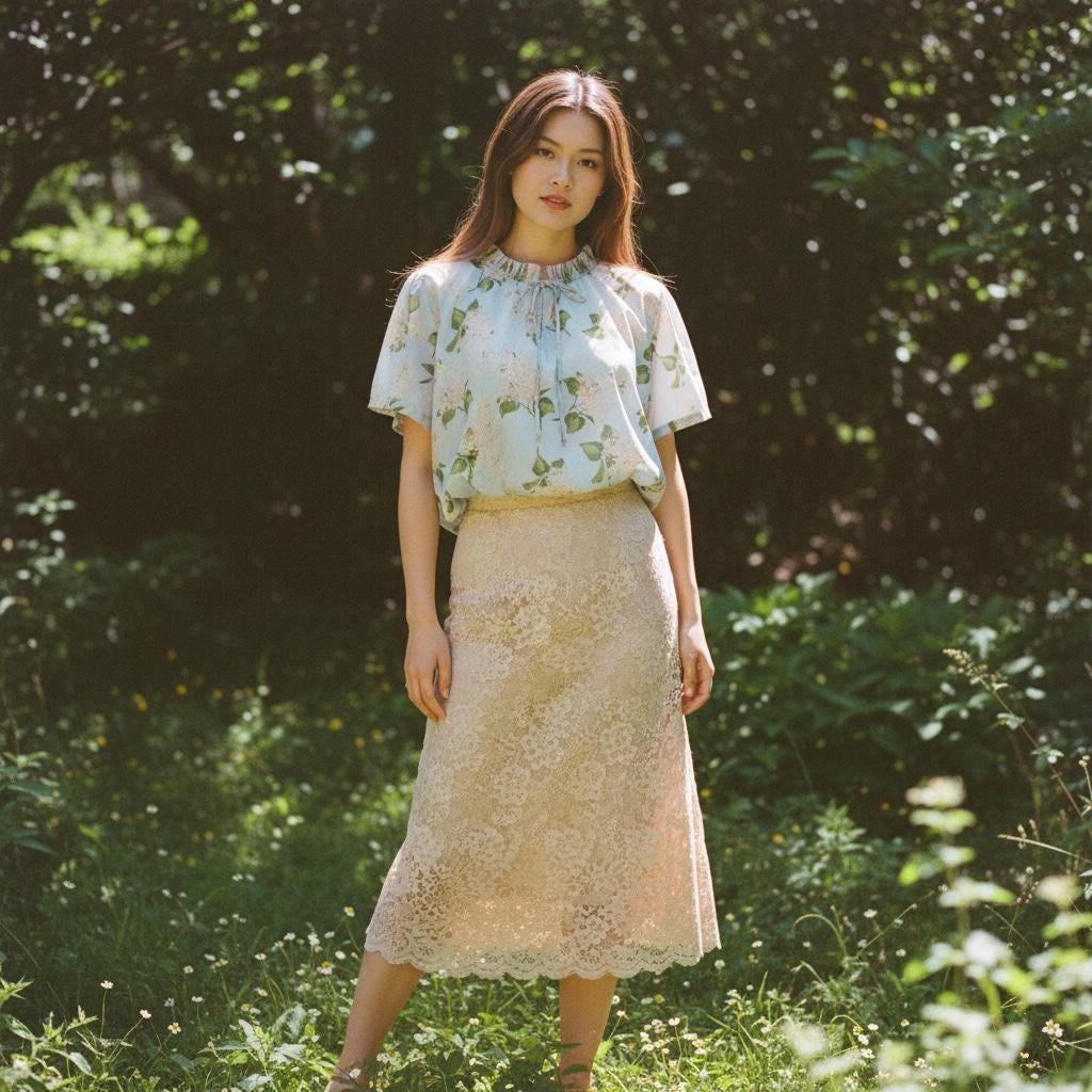 Liberty London Ruffle Collar Blouse, Handmade Tana Lawn Cotton Top