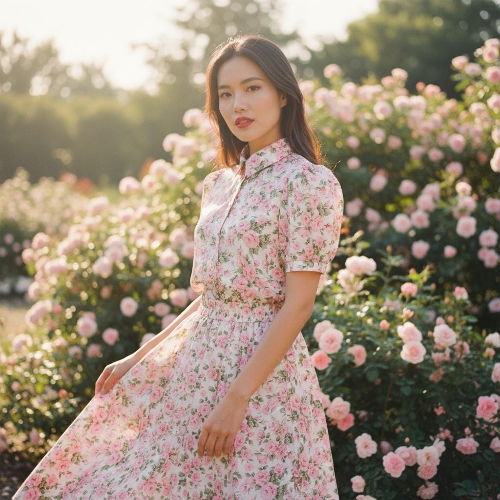 Liberty London Floral Shirt, Pink Rose Print, Short Sleeve Cotton Top