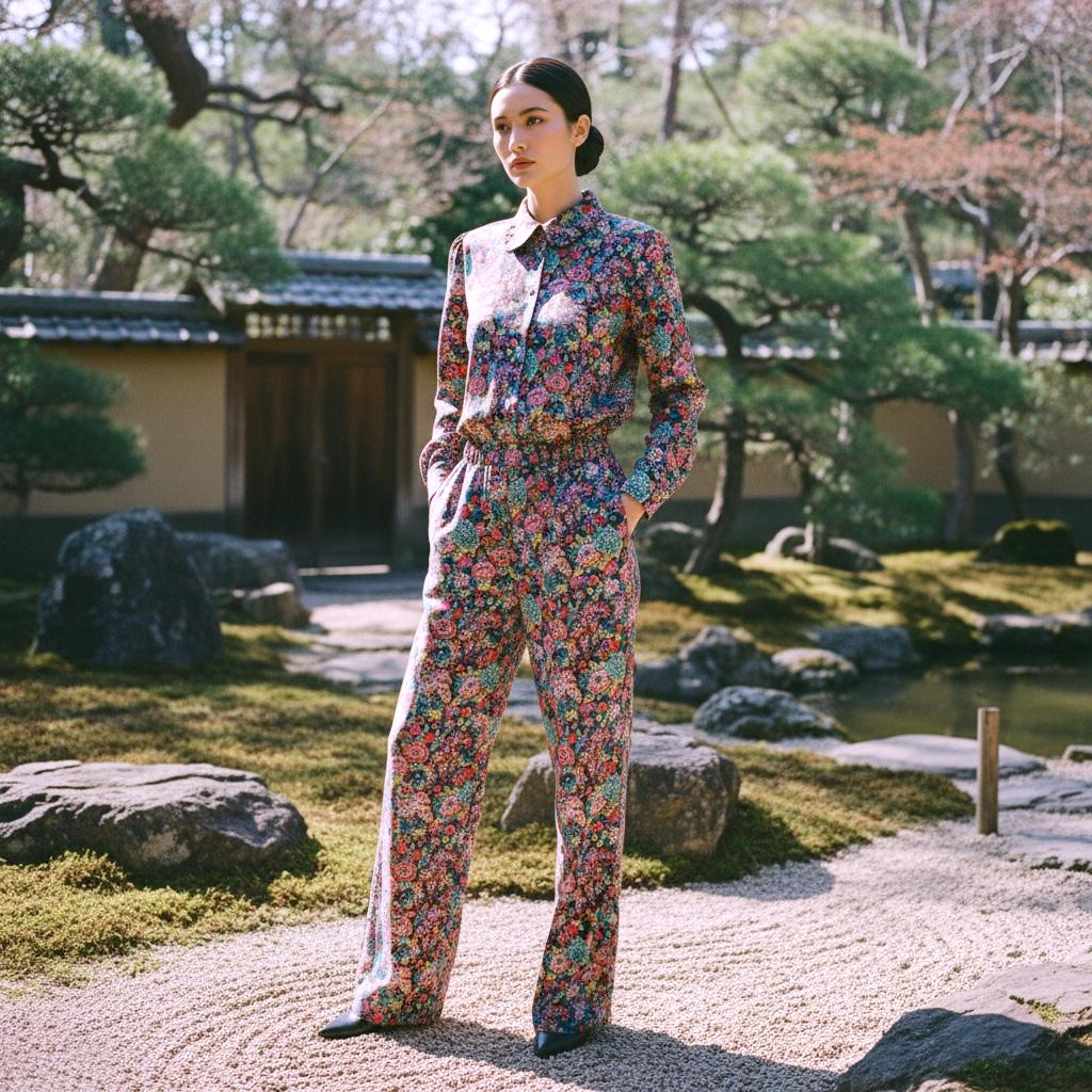Liberty London Blouse, Botanical Print Cotton Tana Lawn Shirt