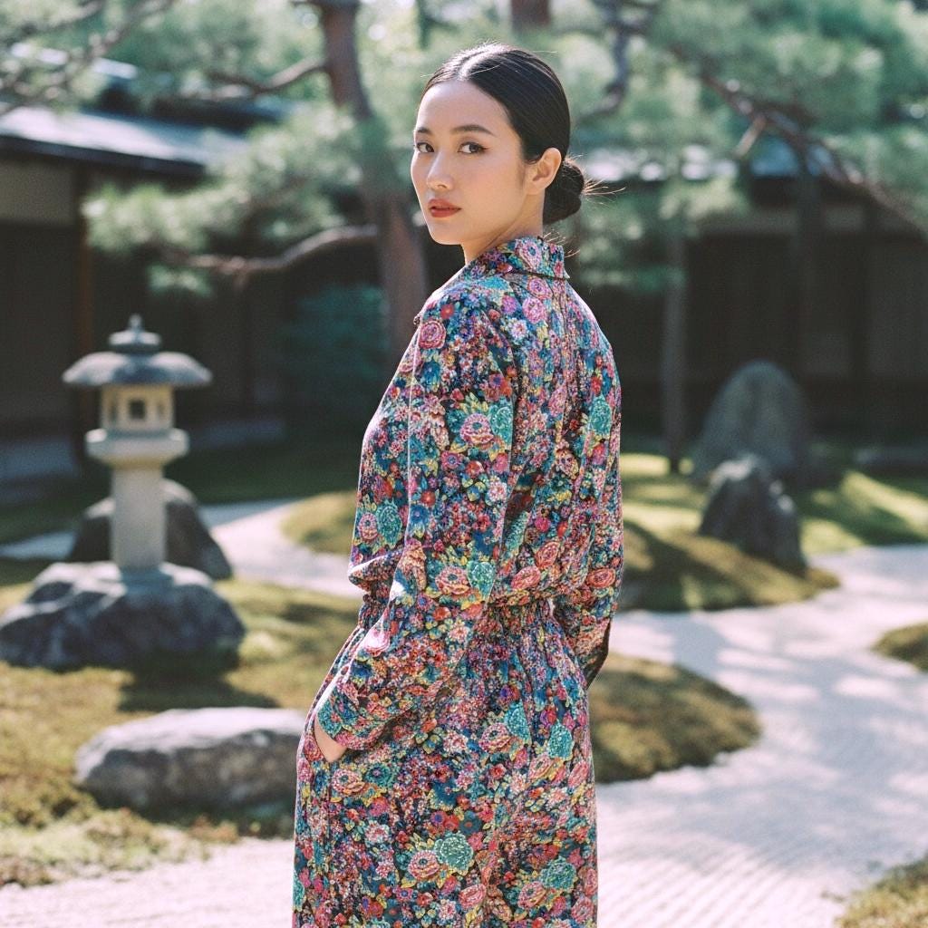 Liberty London Blouse, Botanical Print Cotton Tana Lawn Shirt