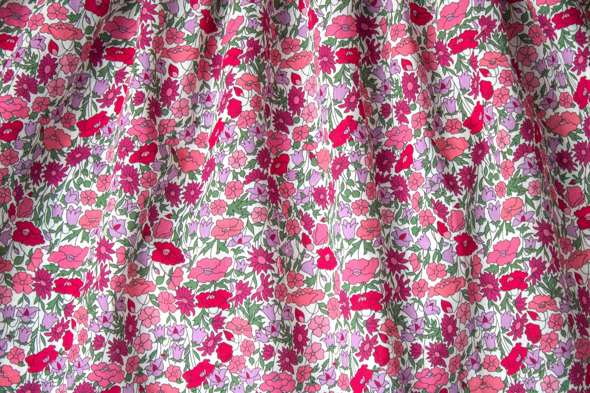 Liberty London Floral Smock Dress, Tana Lawn Cotton, Girl's Sun Dress