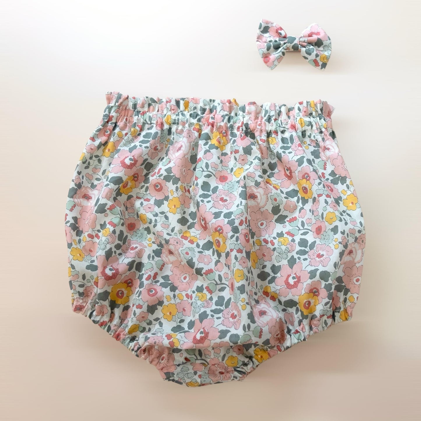 Liberty London Baby Bloomer, Ditsy Floral Print, Ruffle Nappy Cover