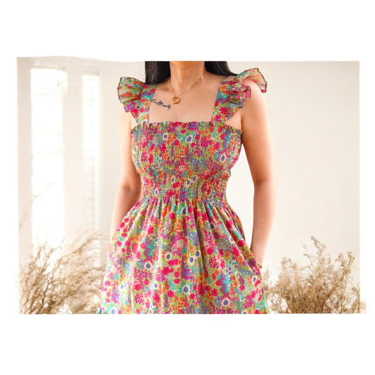 Liberty Woman Smock Sun Dress