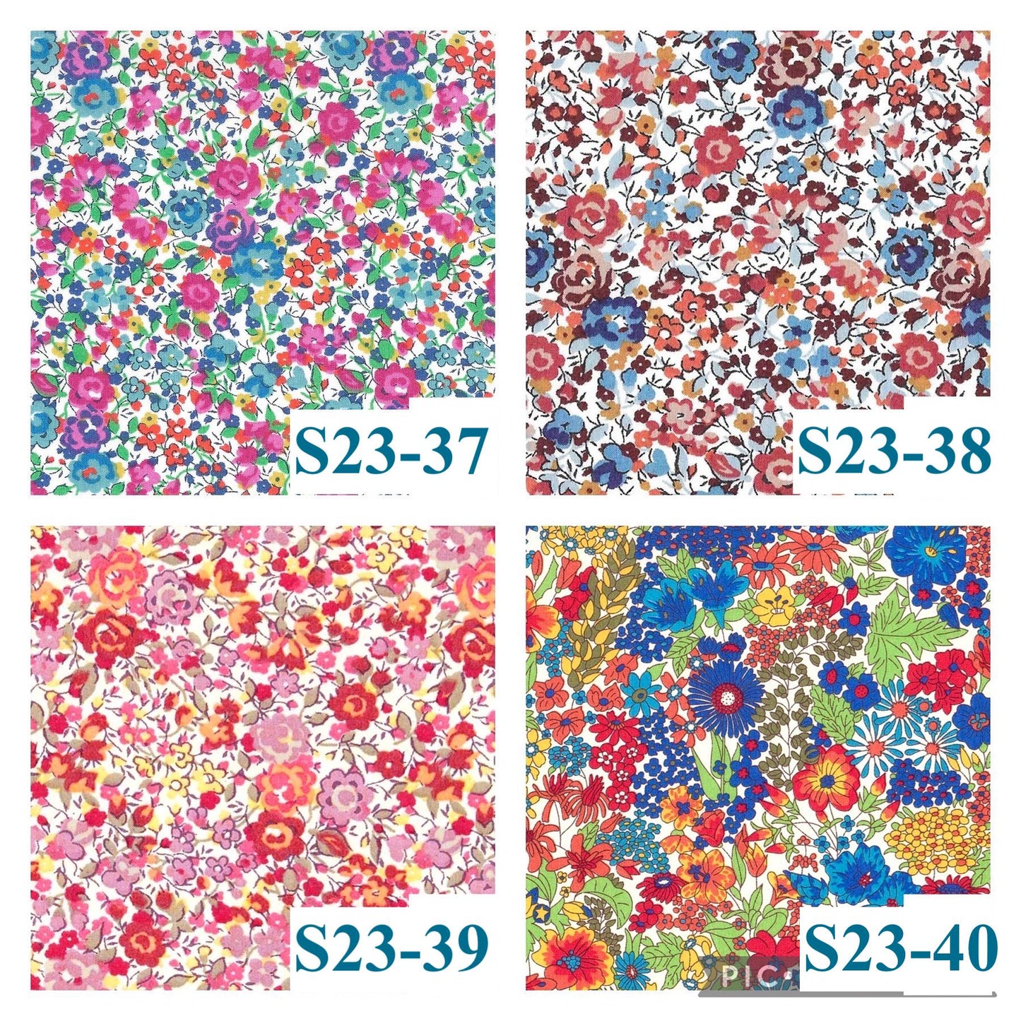 Liberty London Floral Print Bib Set, Pink Beige Disty Handmade Drool Catcher, Burping Cloth