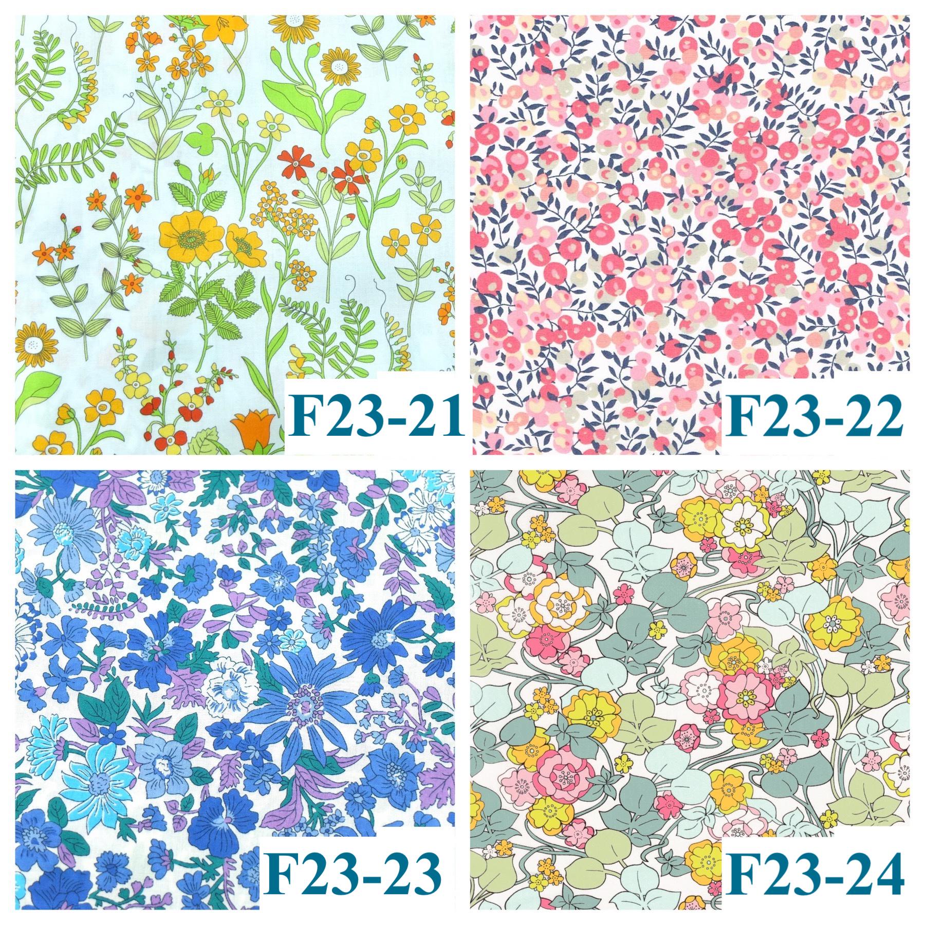 Liberty London Floral Bib Set, Organic Cotton Terry, Scallop Design