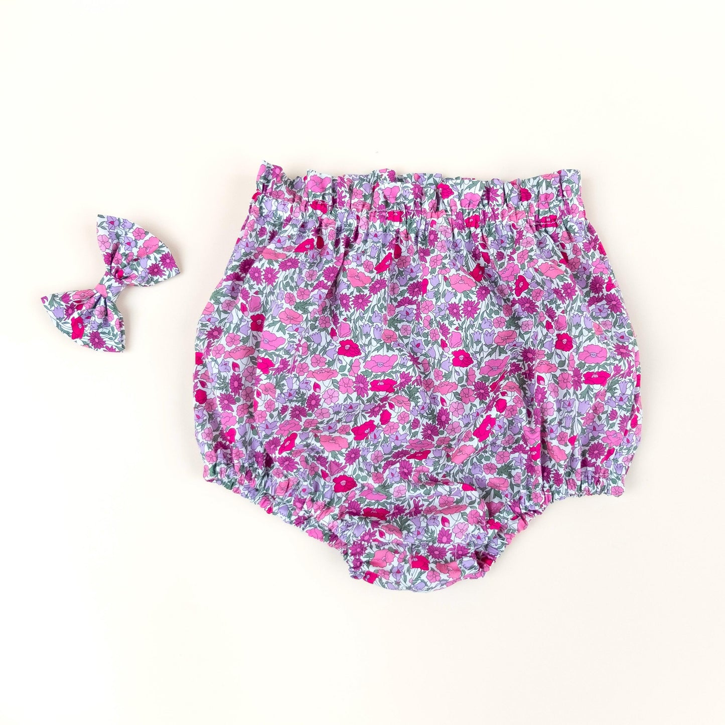 Liberty London Floral Baby Bloomer, Tana Lawn Cotton Ruffle Nappy Cover