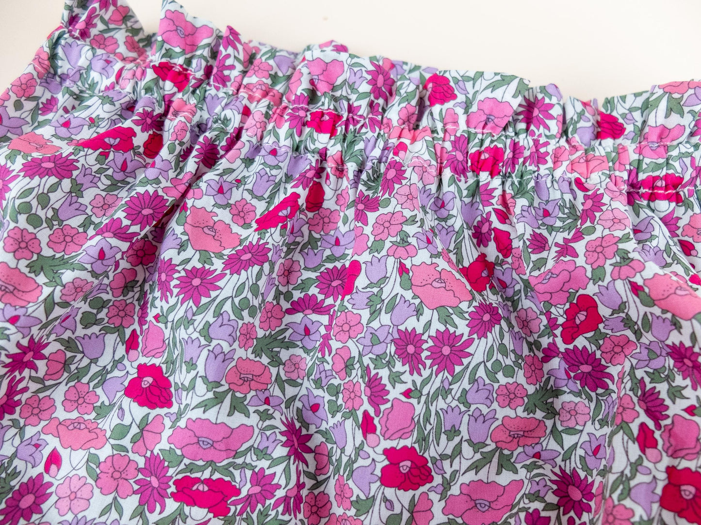 Liberty London Floral Baby Bloomer, Tana Lawn Cotton Ruffle Nappy Cover