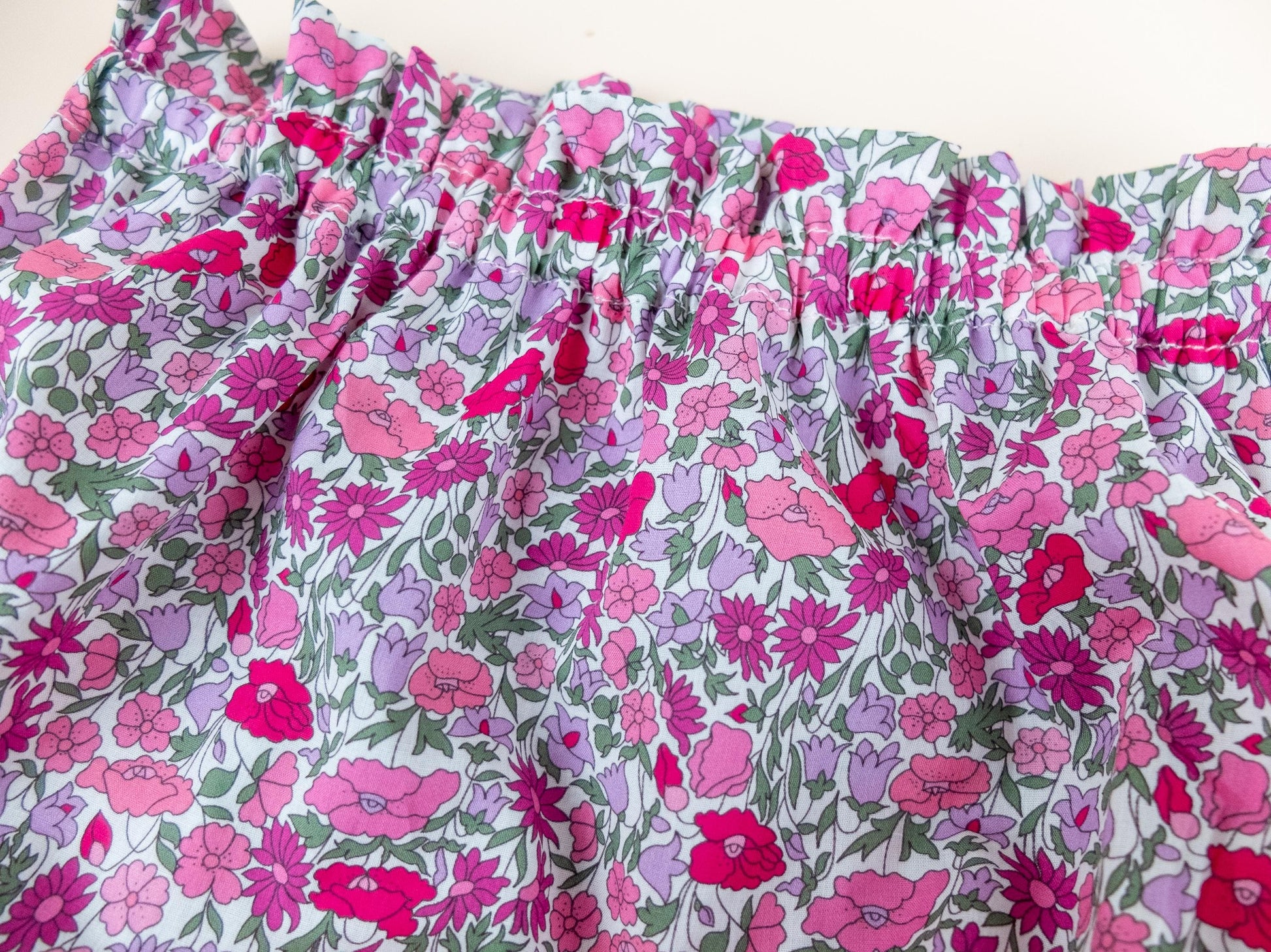 Liberty London Floral Baby Bloomer, Tana Lawn Cotton Ruffle Nappy Cover