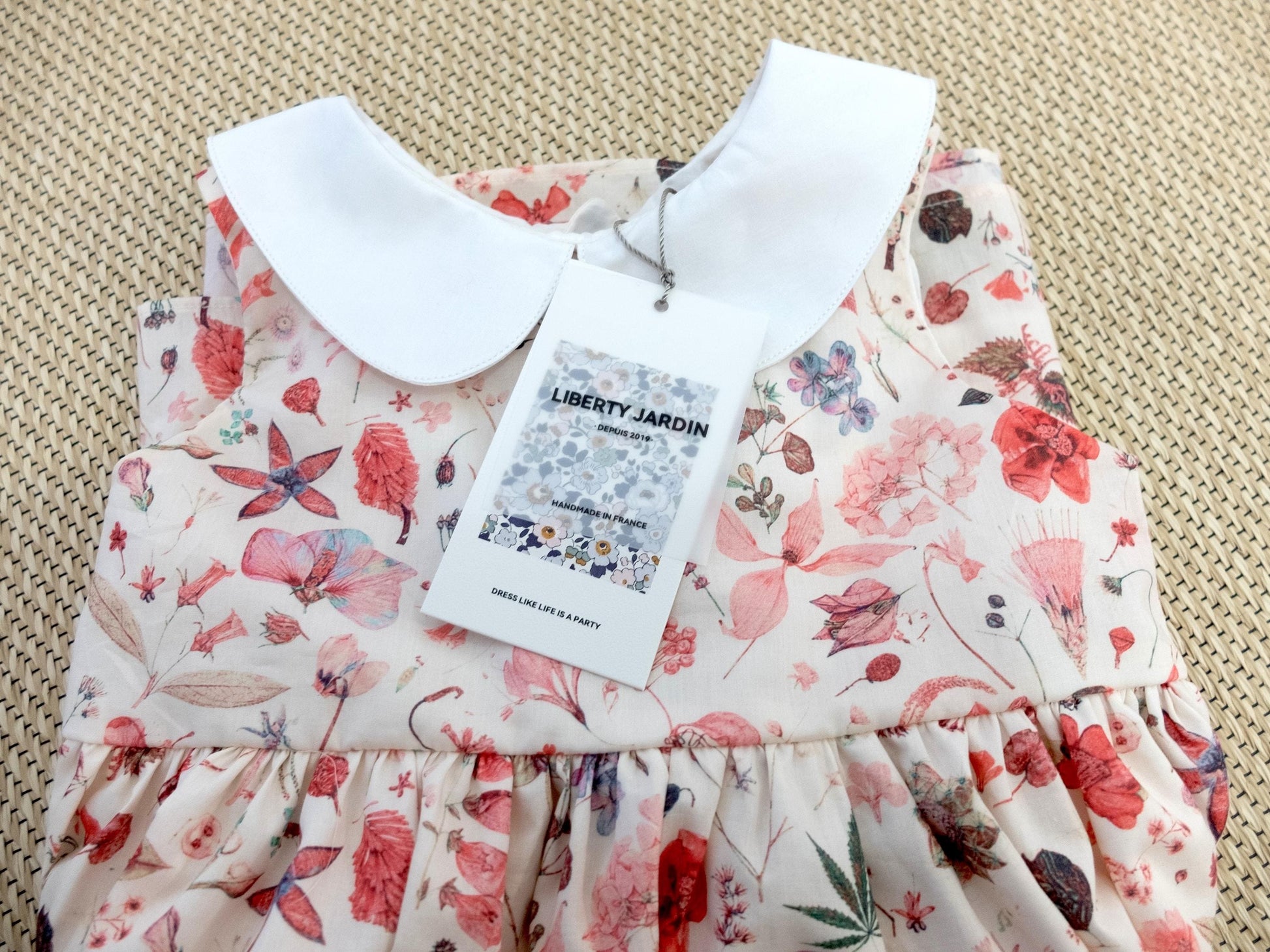 Liberty London Floral Dress, Peter Pan Collar, Special Occasion