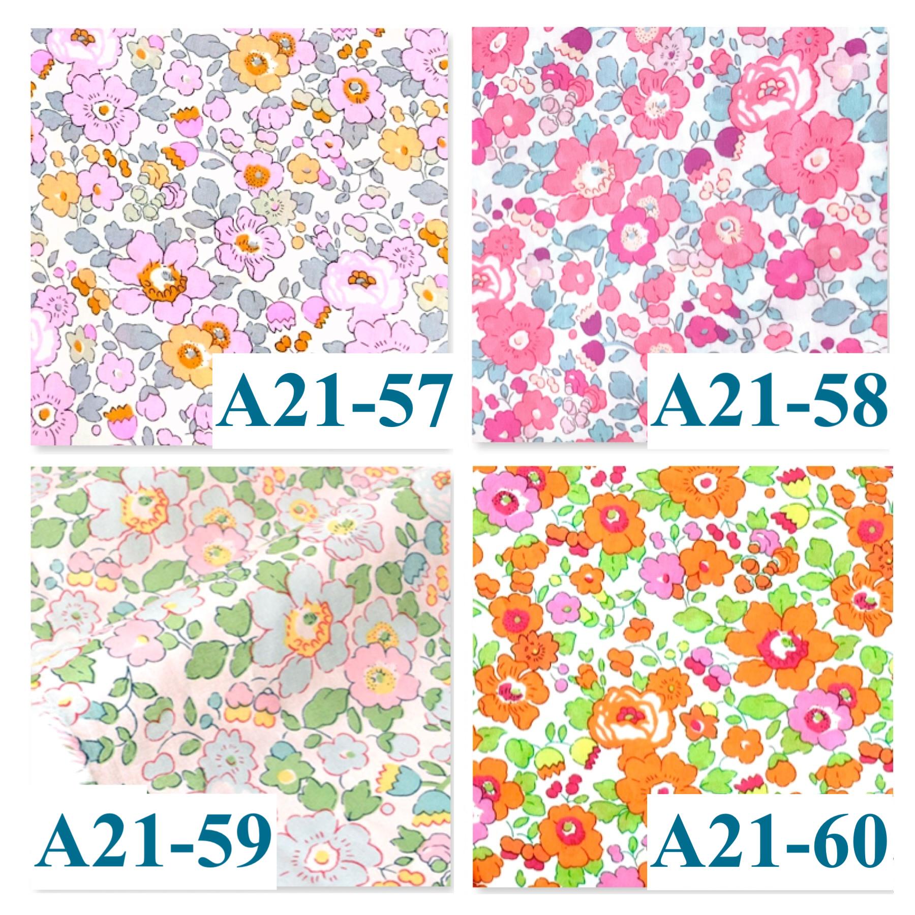 Liberty London Floral Print Bib Set, Pink Beige Disty Handmade Drool Catcher, Burping Cloth