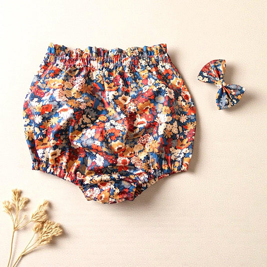 Liberty London Nappy Cover, Floral Print Bloomer, Handmade Sustainable Ethical-wear, Cotton Tana Lawn Swimsuit