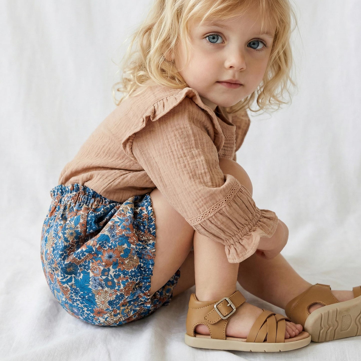 Liberty London Baby Bloomer: Floral Print Cotton Tana Lawn, Baby Nappy Cover