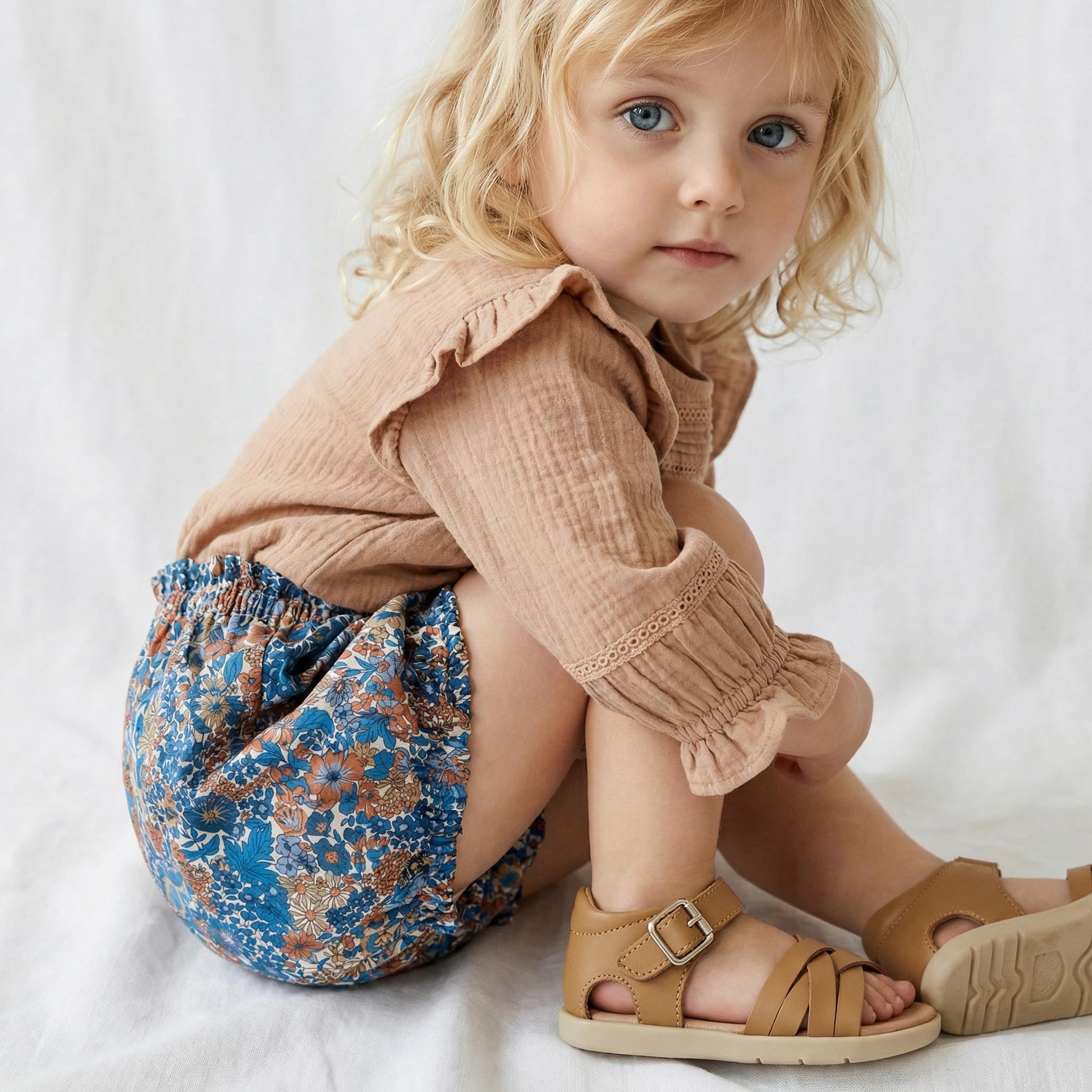 Liberty London Baby Bloomer: Floral Print Cotton Tana Lawn, Baby Nappy Cover