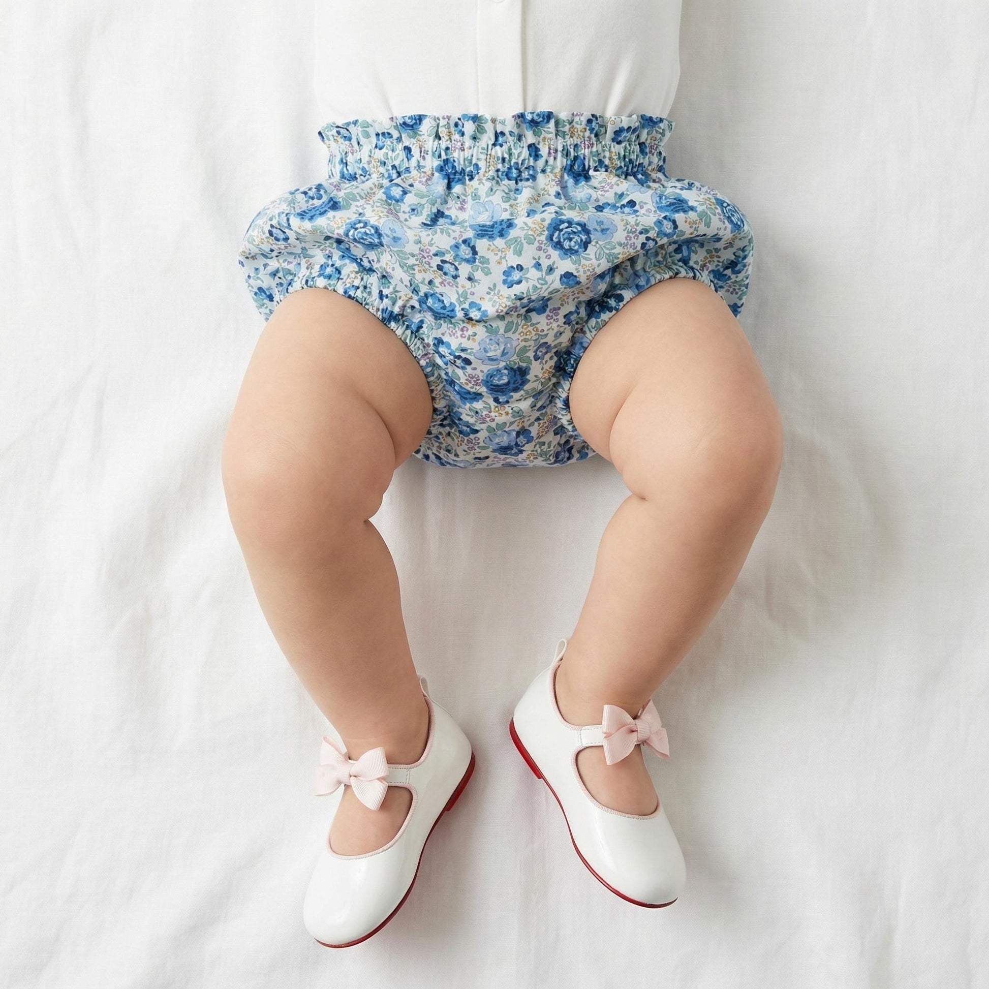 Liberty London Handmade Bloomer, Floral-print Nappy Cover, Sustainable Eco-friendly Children-wear, Personalised Tailoring Cotton Clothing