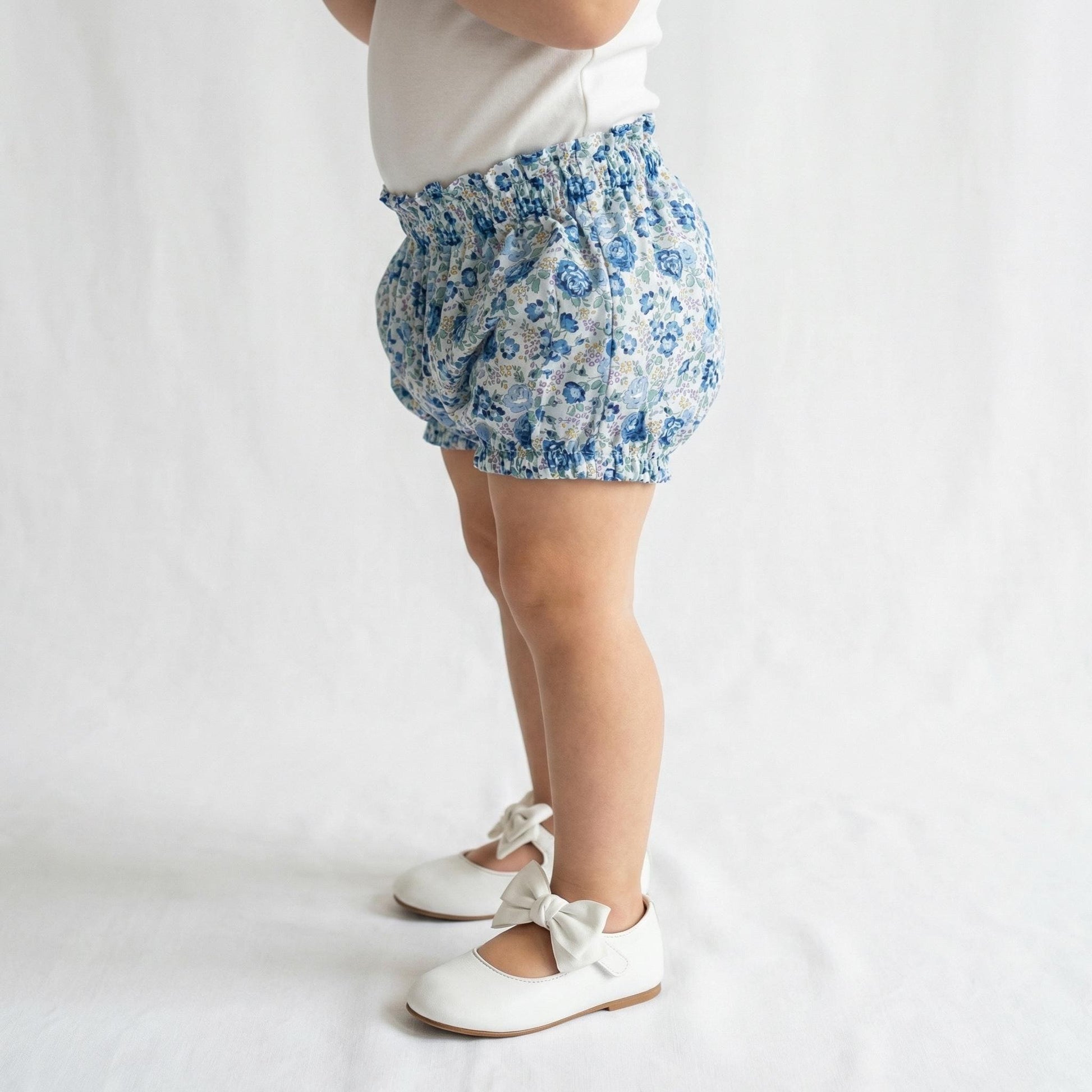 Liberty London Handmade Bloomer, Floral-print Nappy Cover, Sustainable Eco-friendly Children-wear, Personalised Tailoring Cotton Clothing