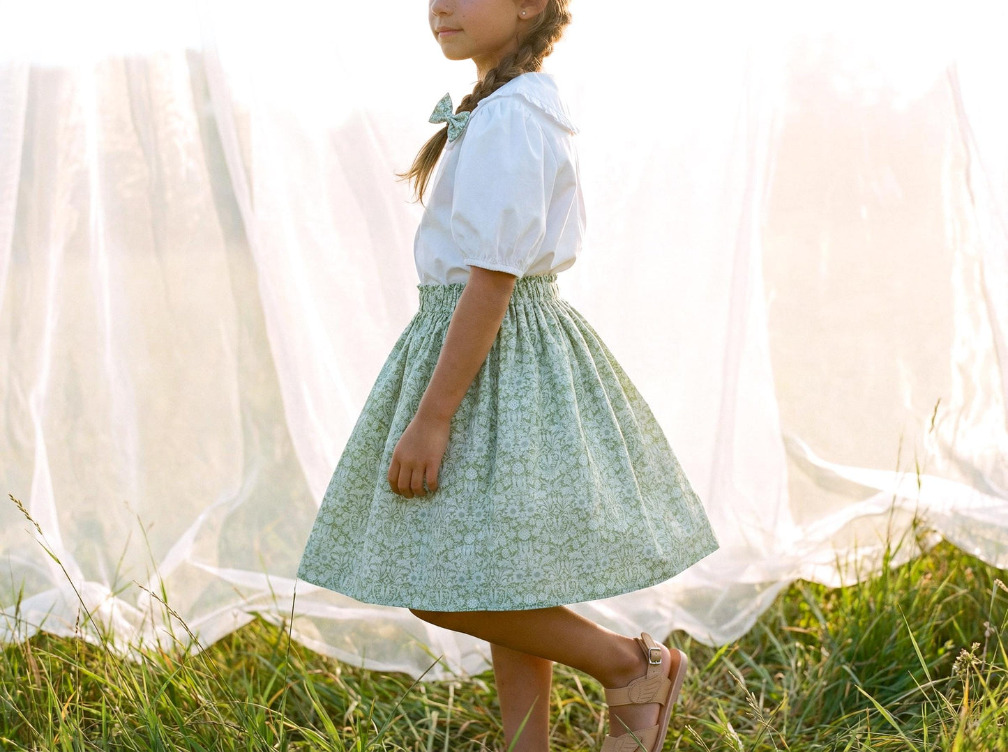 Liberty London Floral Print Girl Skirt