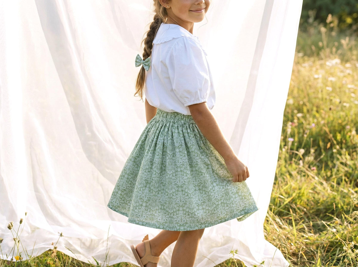 Liberty London Floral Print Girl Skirt