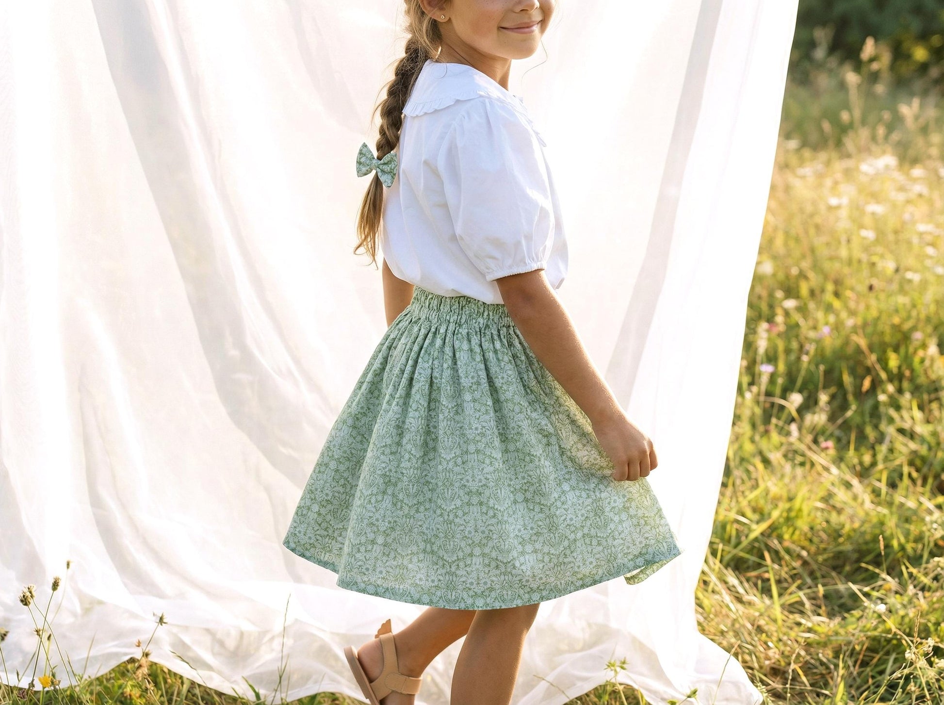 Liberty London Floral Print Girl Skirt