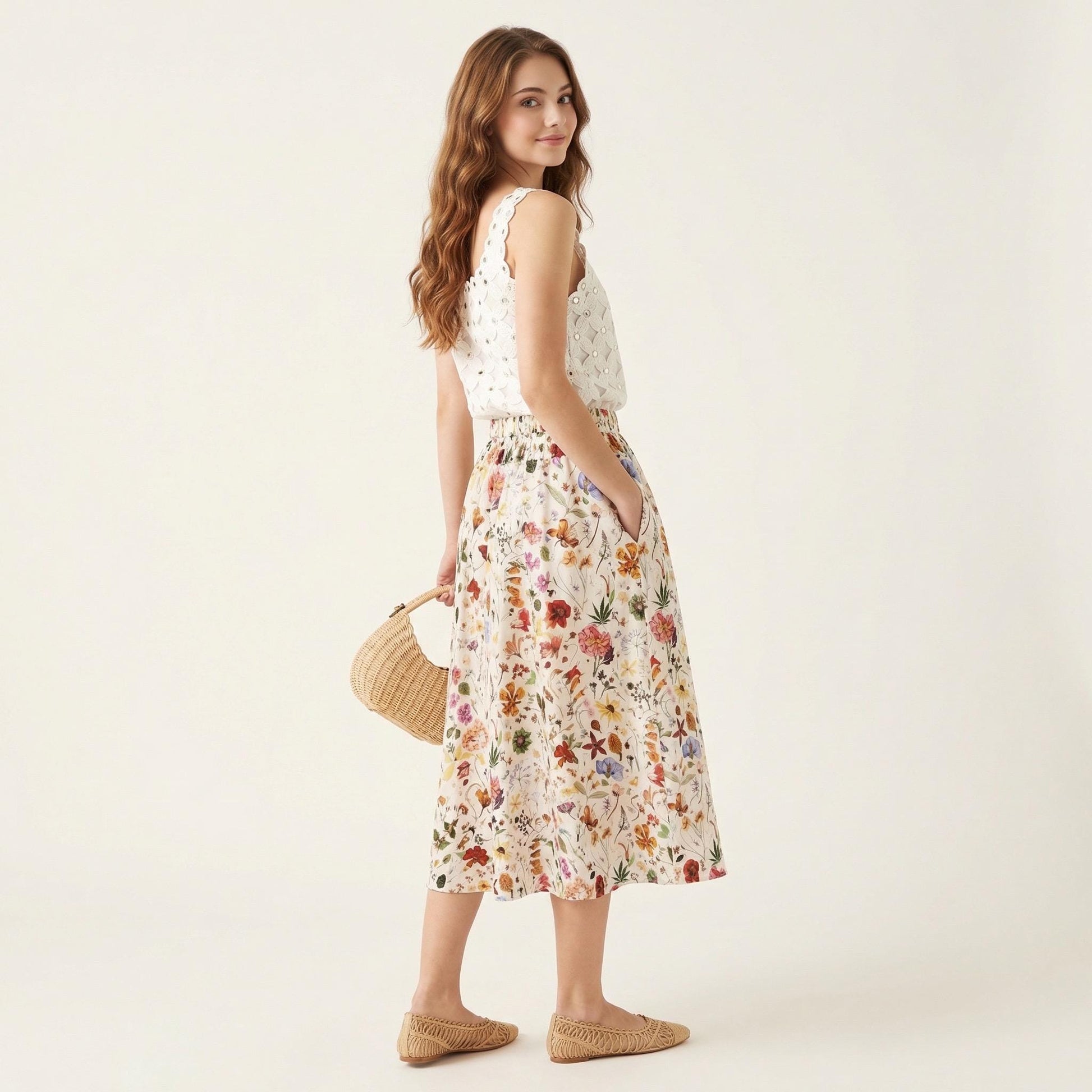 CHRISTMAS Liberty Bubble Romper: Long Sleeve, Peter Pan Collar