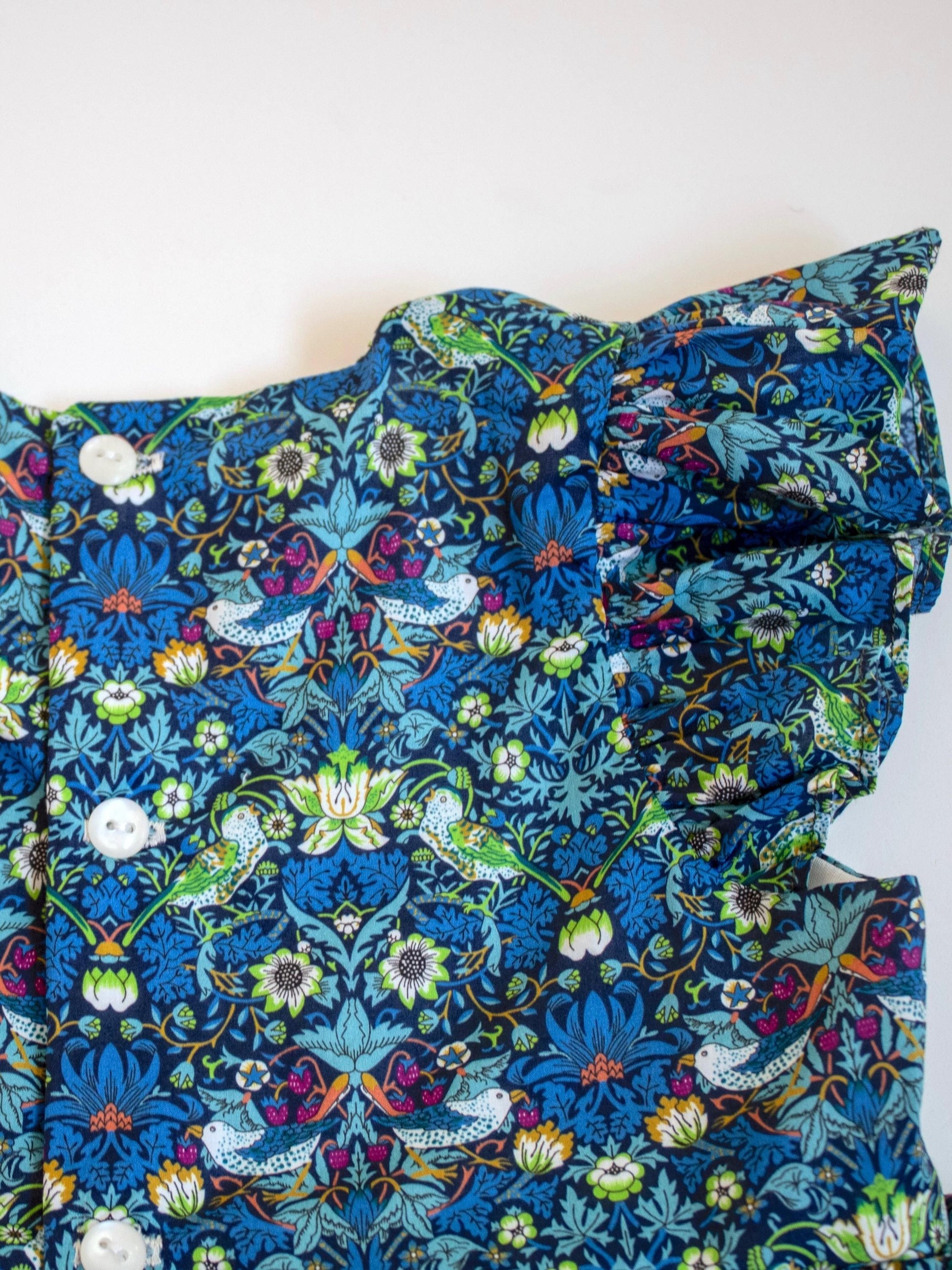 Liberty London Sleeveless Sun Dress, Handmade Floral Print Cotton Tana Lawn Clothing, Summer Outfits