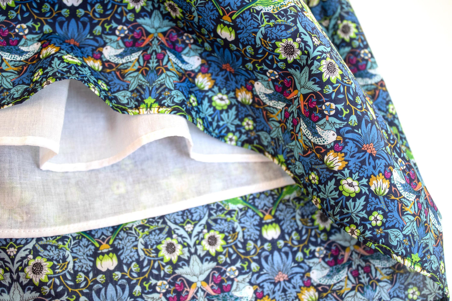 Liberty London Sleeveless Sun Dress, Handmade Floral Print Cotton Tana Lawn Clothing, Summer Outfits