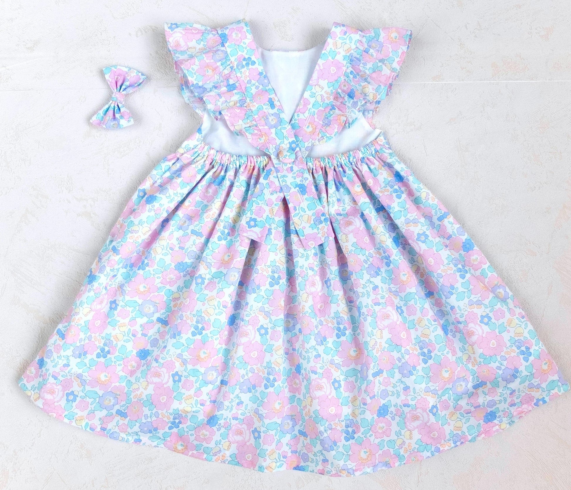 Liberty London Baby Bib Set: Floral Cotton, Organic Cotton