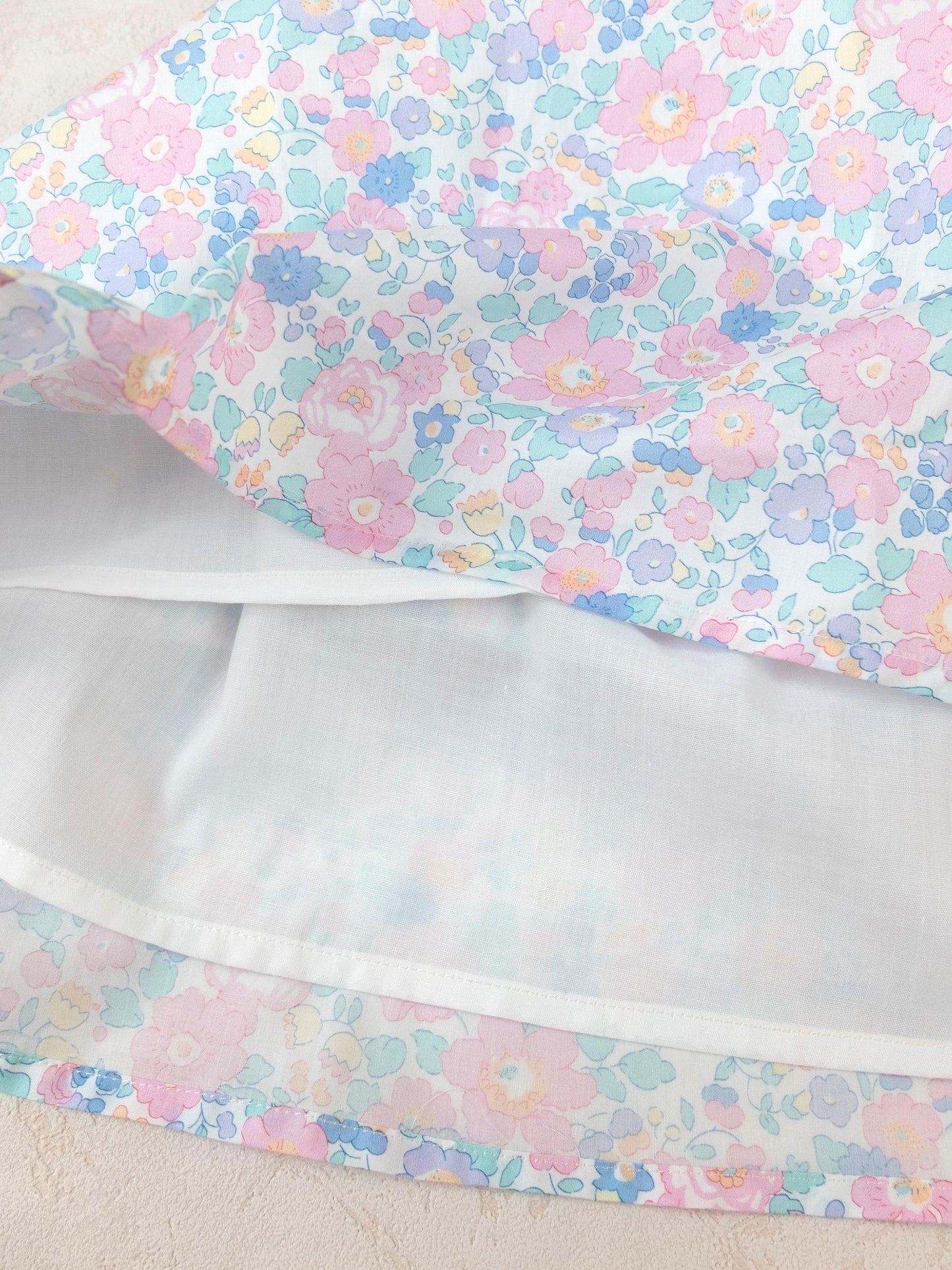 Liberty London Baby Bib Set: Floral Cotton, Organic Cotton