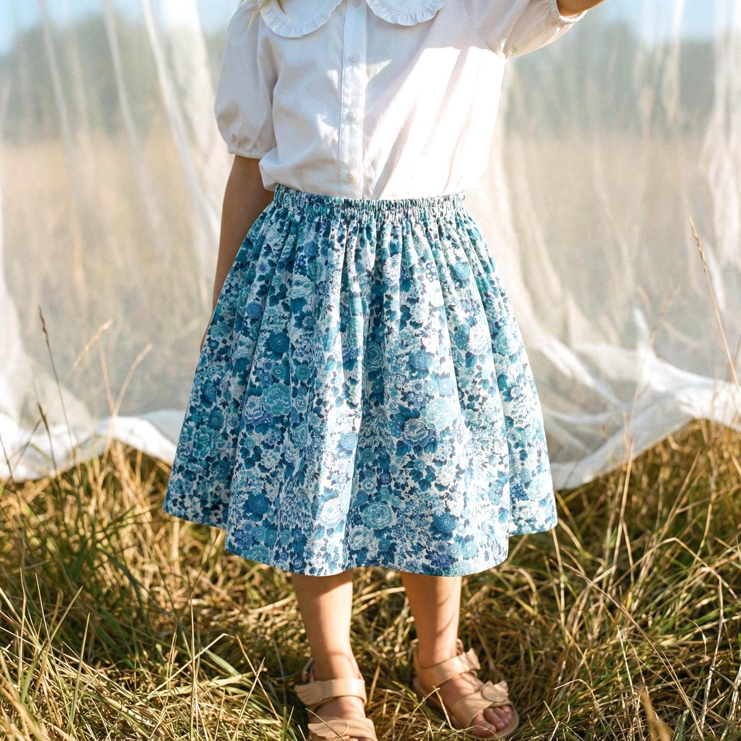 CHRISTMAS Liberty Overalls Long Sleeves Peter Pan Collar