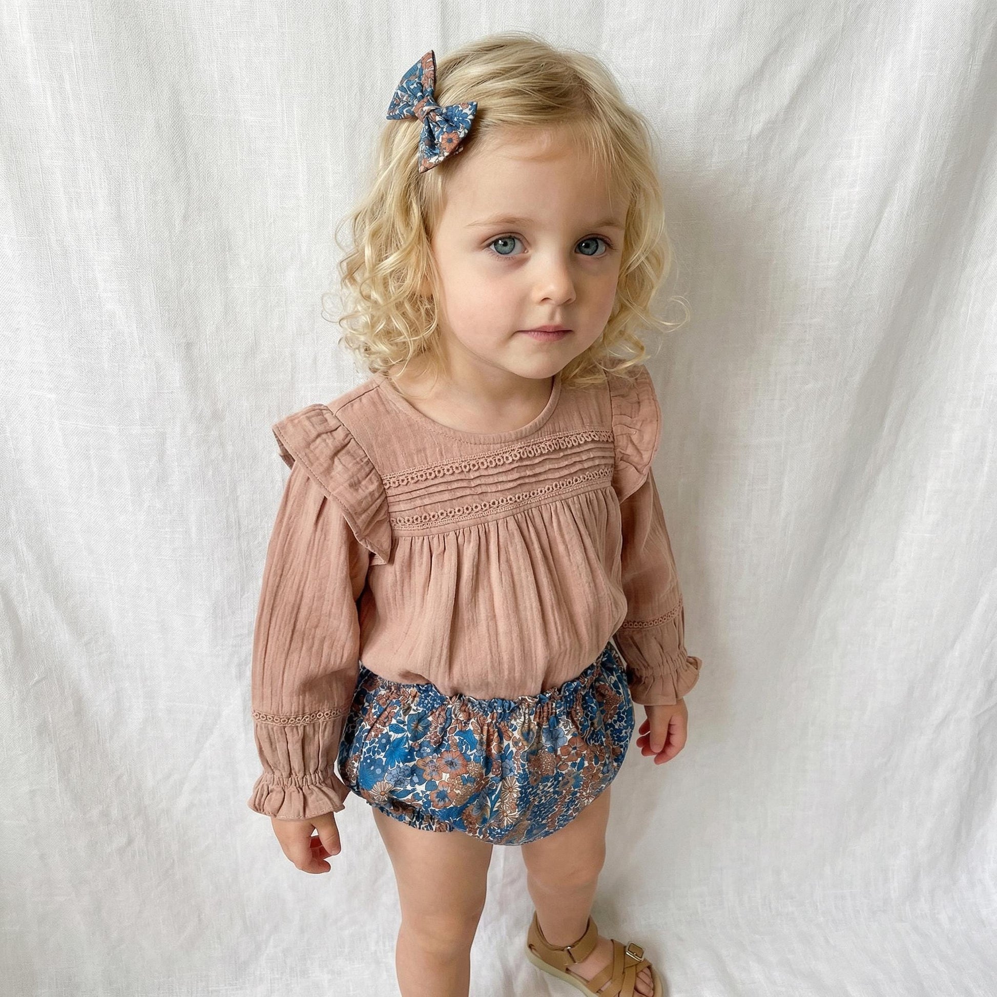 Liberty London Baby Bloomer: Floral Print Cotton Tana Lawn, Baby Nappy Cover