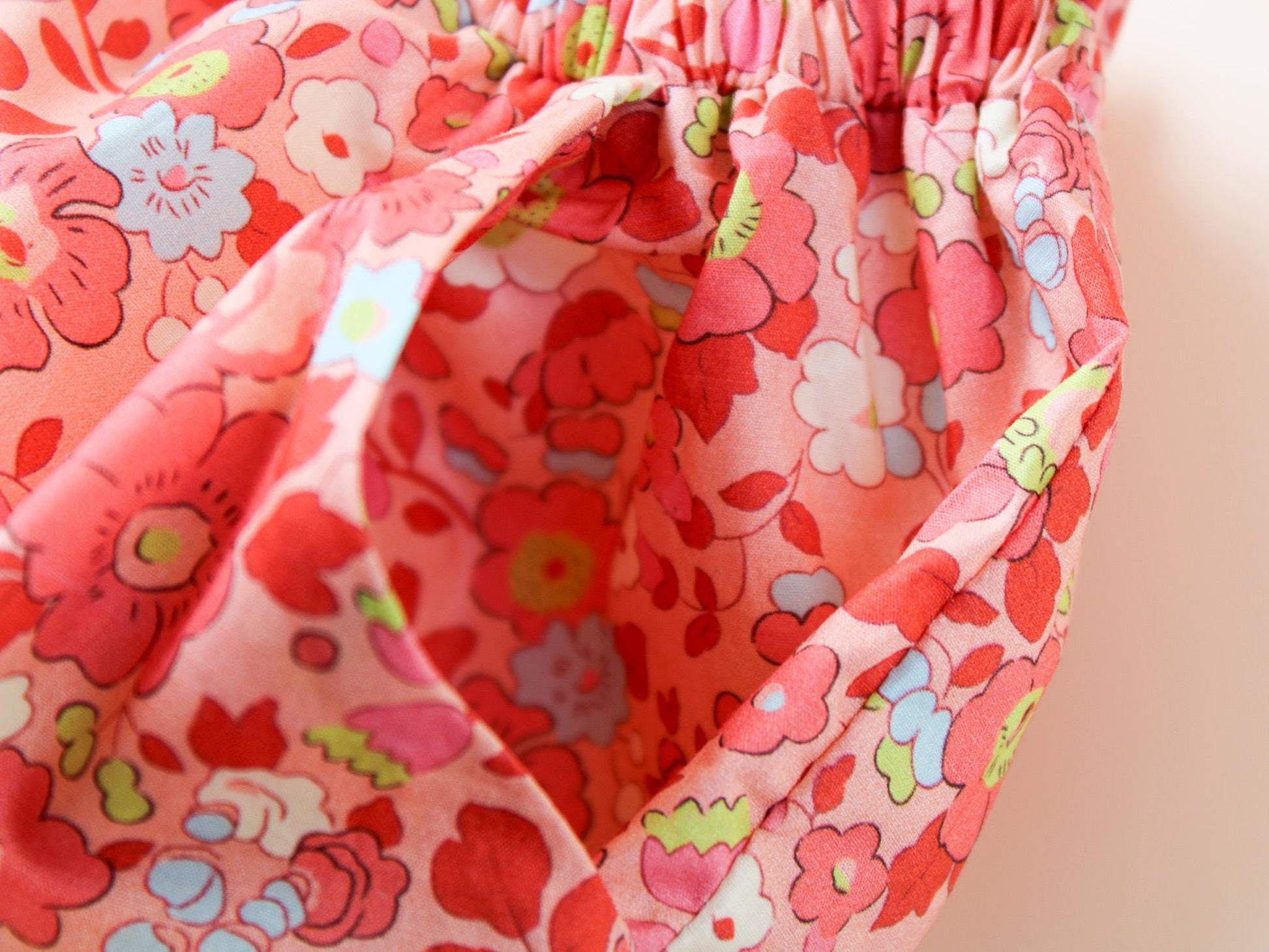 Liberty London Pants: Ditsy Floral Print, Cotton Trousers